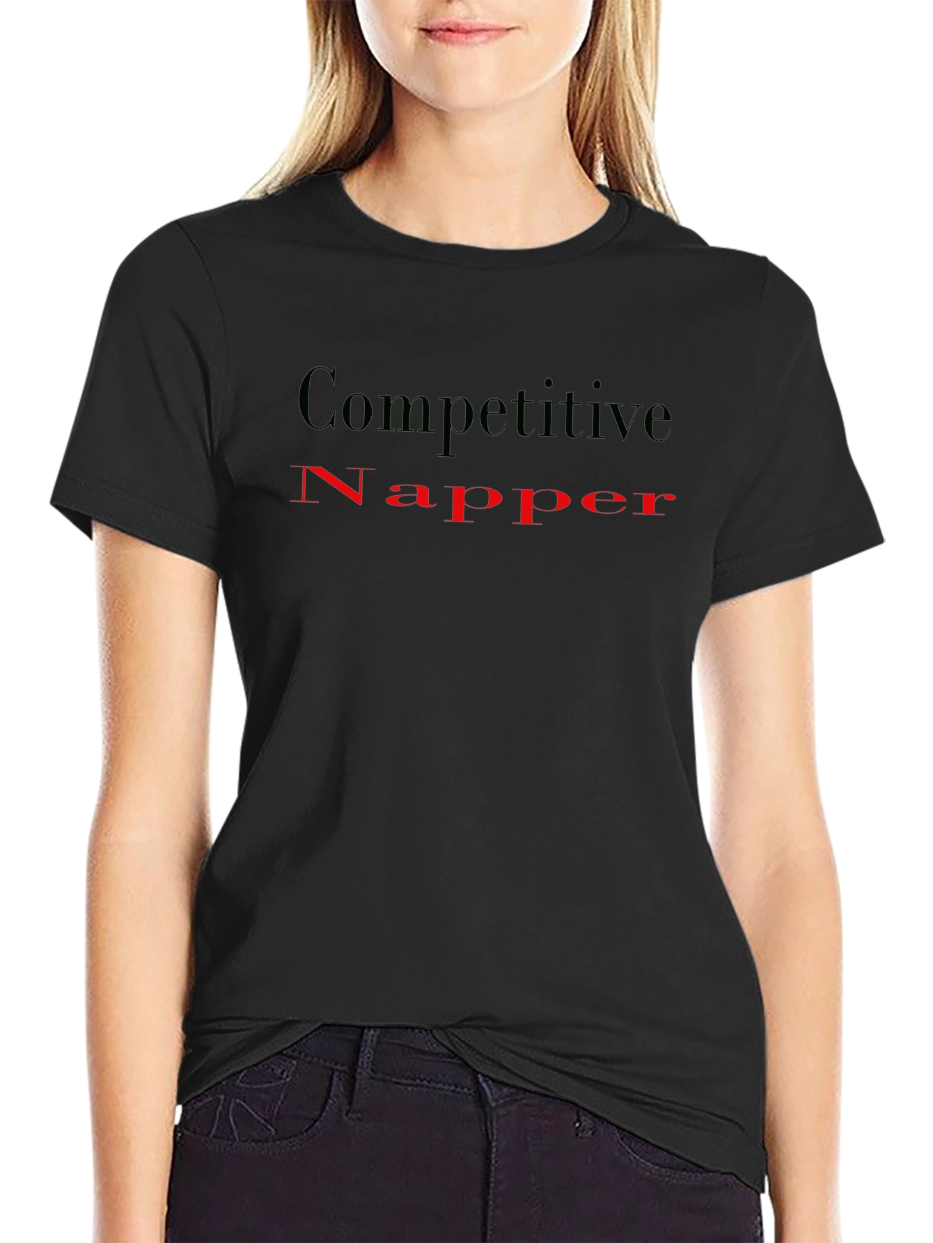 Competitive Napper T-Shirt Funny Sleeping Tee