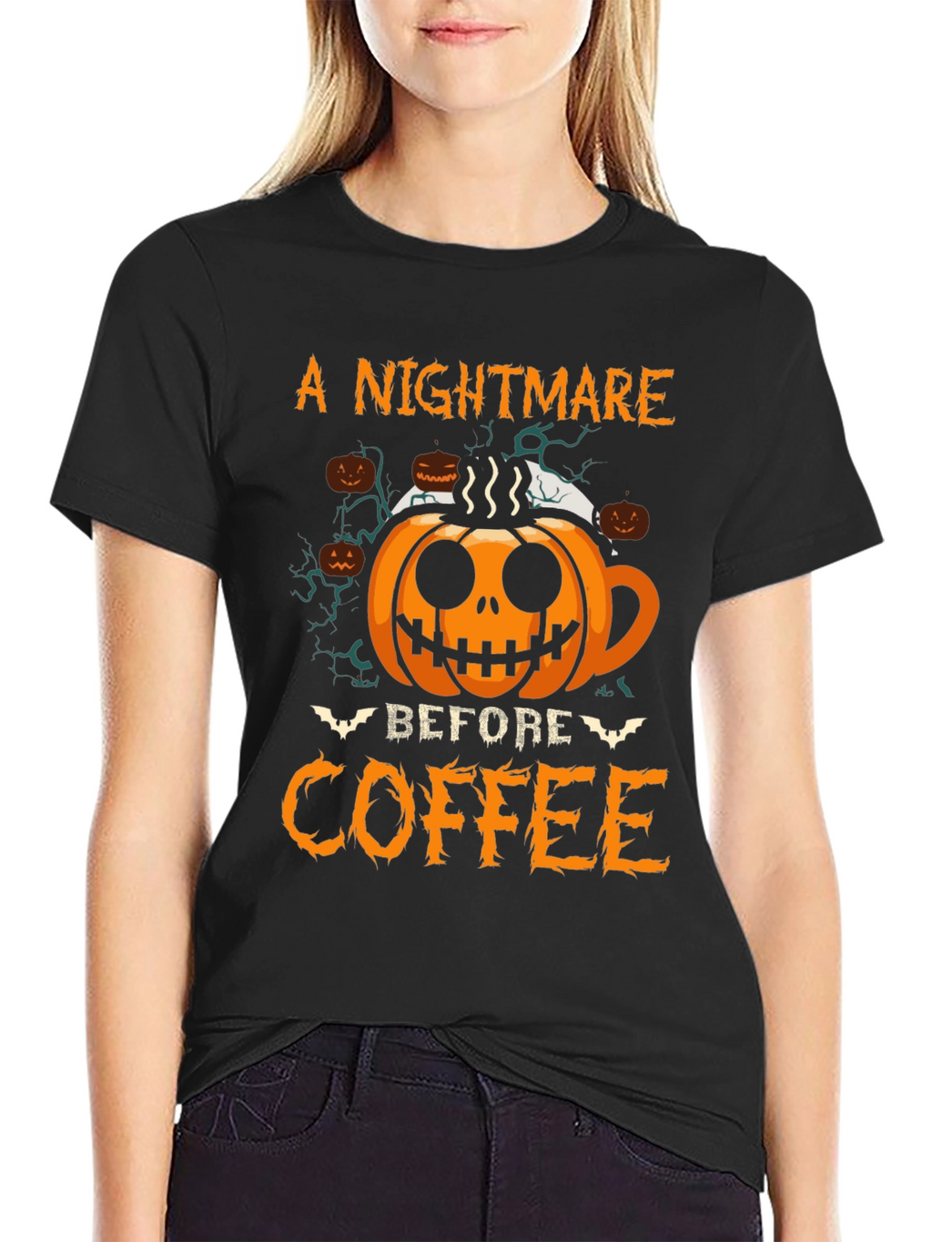 Nightmare Before Coffee Halloween T-Shirt