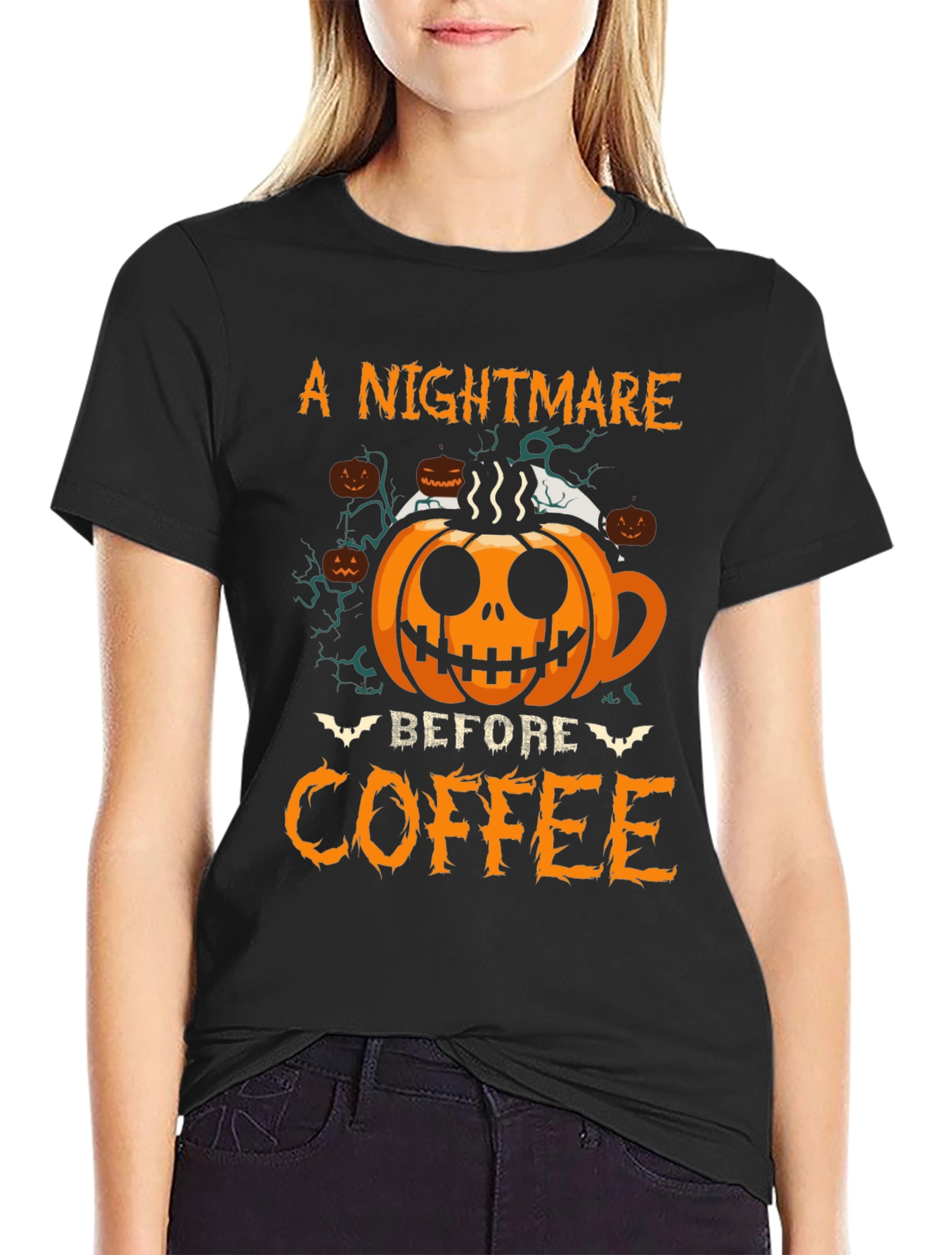 Nightmare Before Coffee Halloween T-Shirt