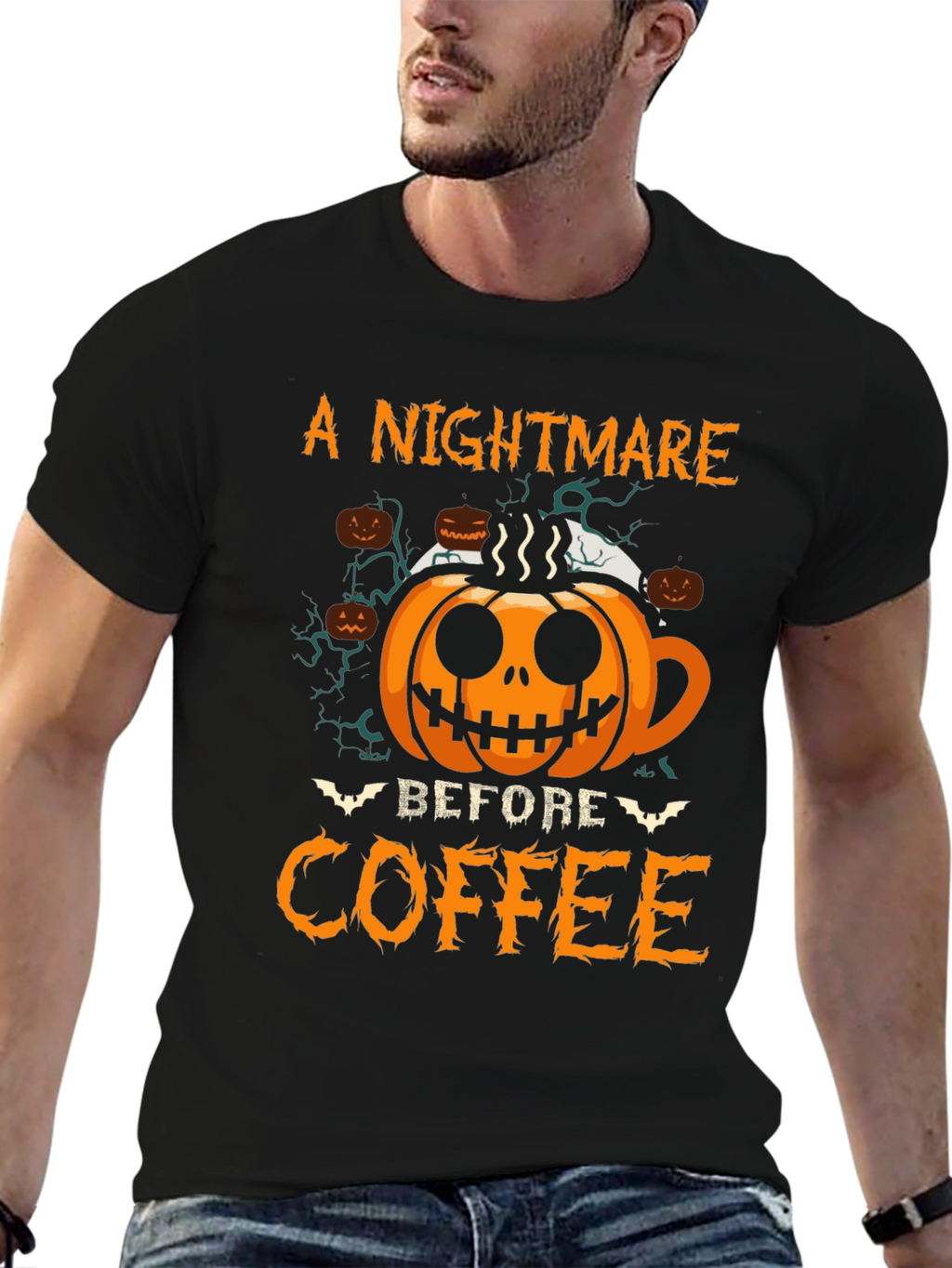 Nightmare Before Coffee Halloween T-Shirt