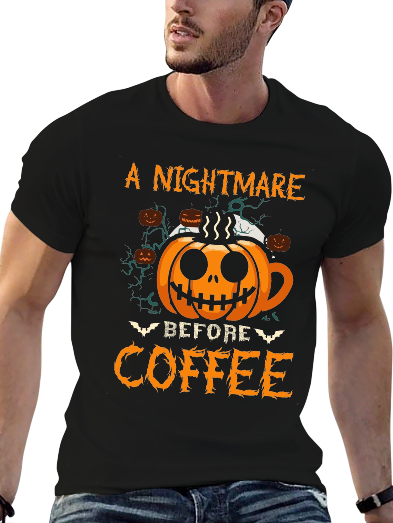 Nightmare Before Coffee Halloween T-Shirt
