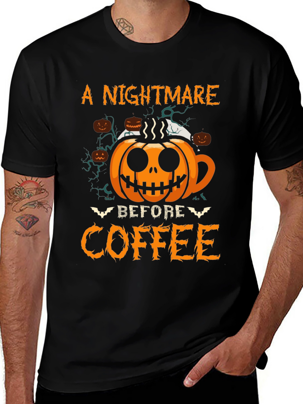 Nightmare Before Coffee Halloween T-Shirt