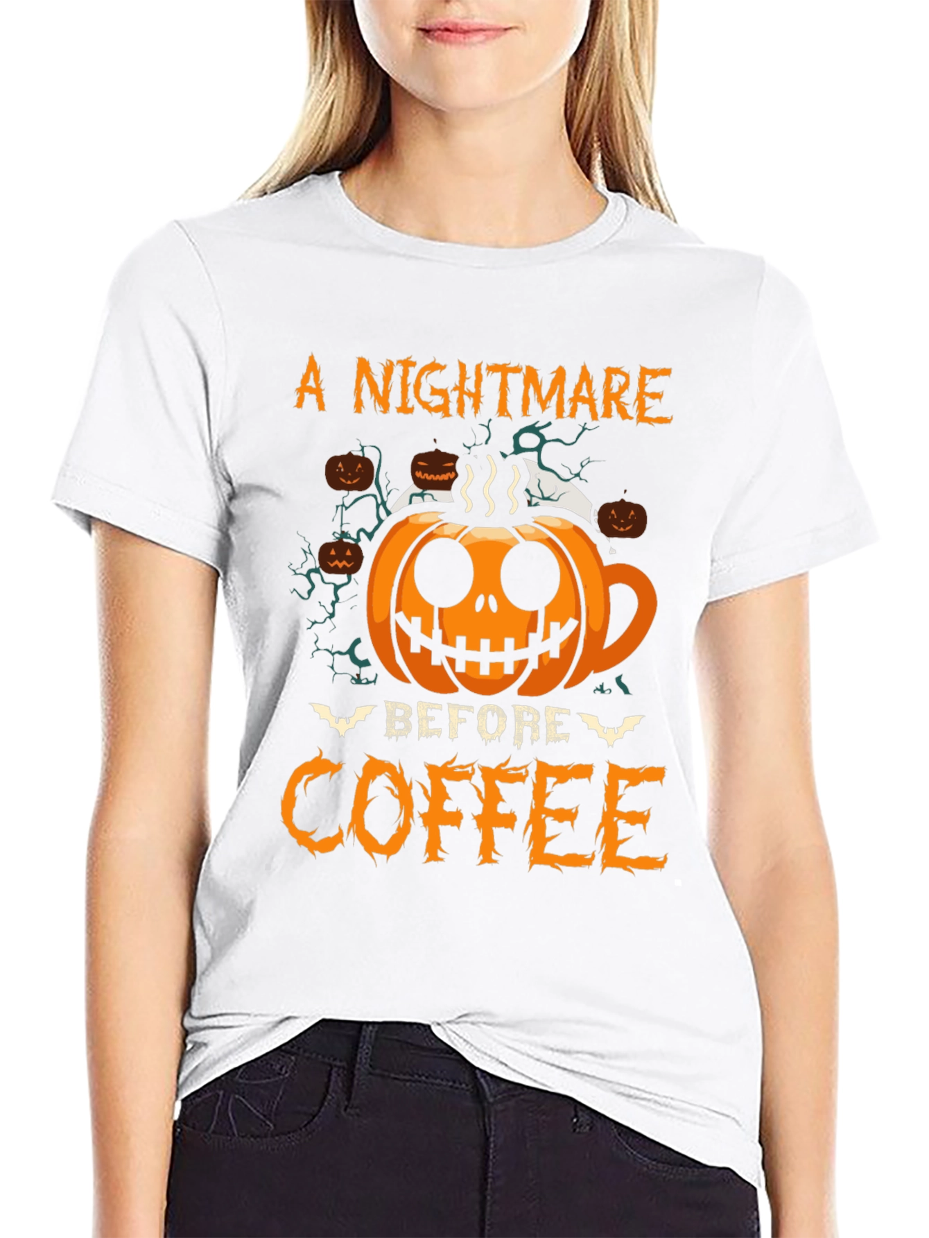 Nightmare Before Coffee Halloween T-Shirt