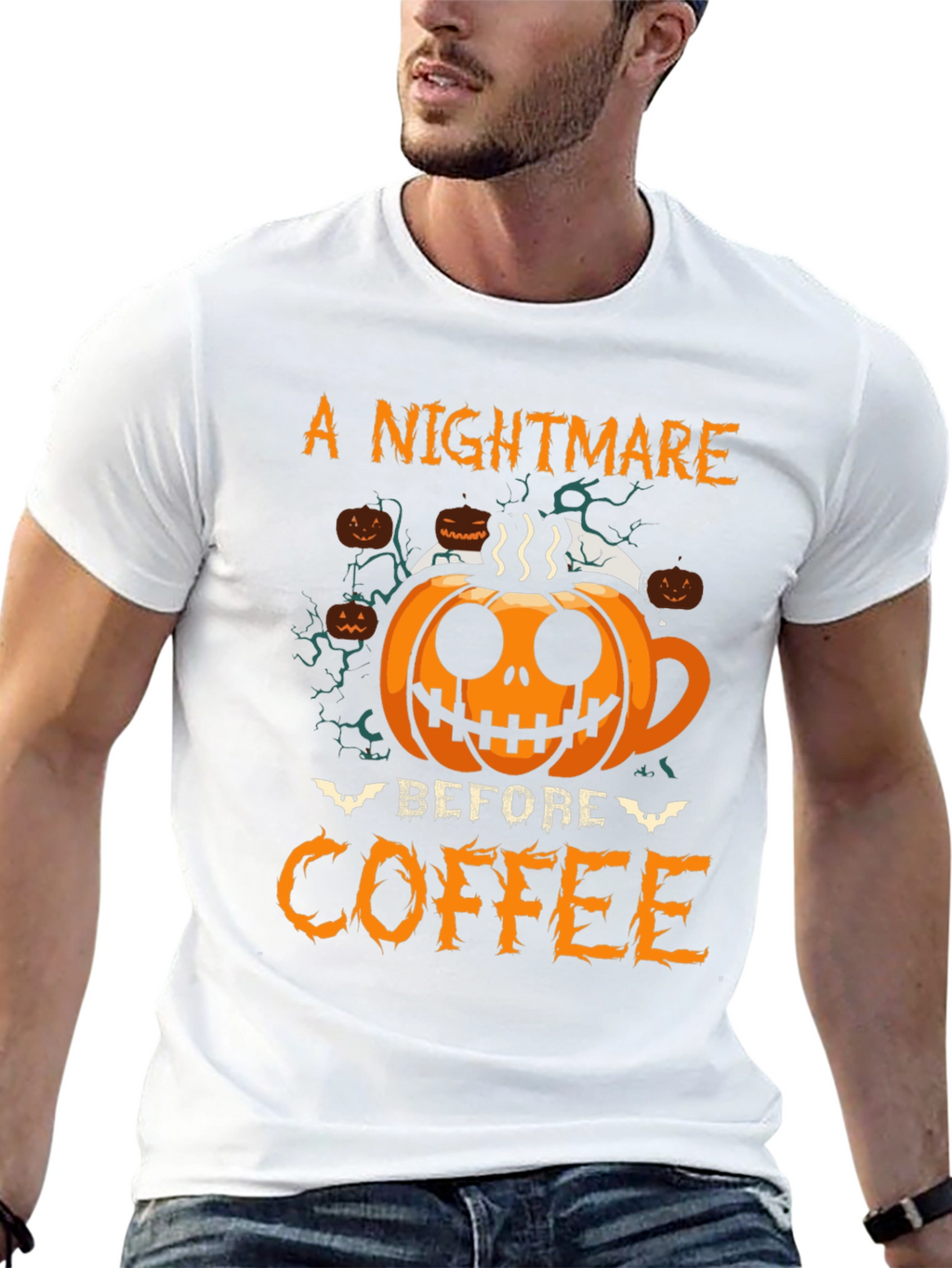 Nightmare Before Coffee Halloween T-Shirt