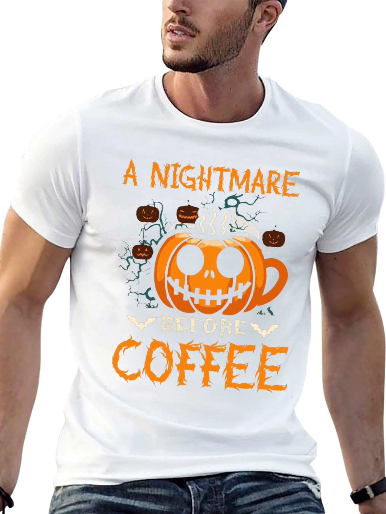 Nightmare Before Coffee Halloween T-Shirt