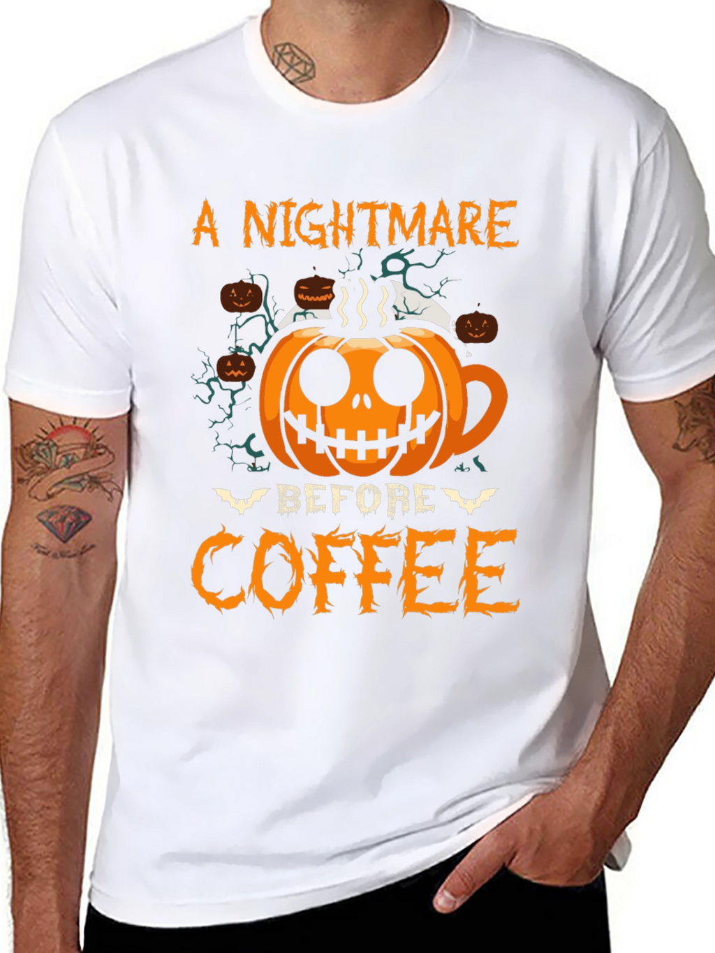 Nightmare Before Coffee Halloween T-Shirt