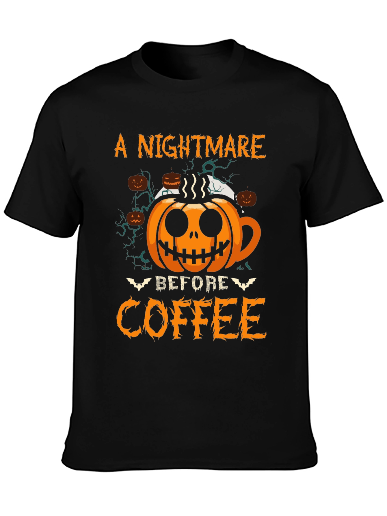 Nightmare Before Coffee Halloween T-Shirt