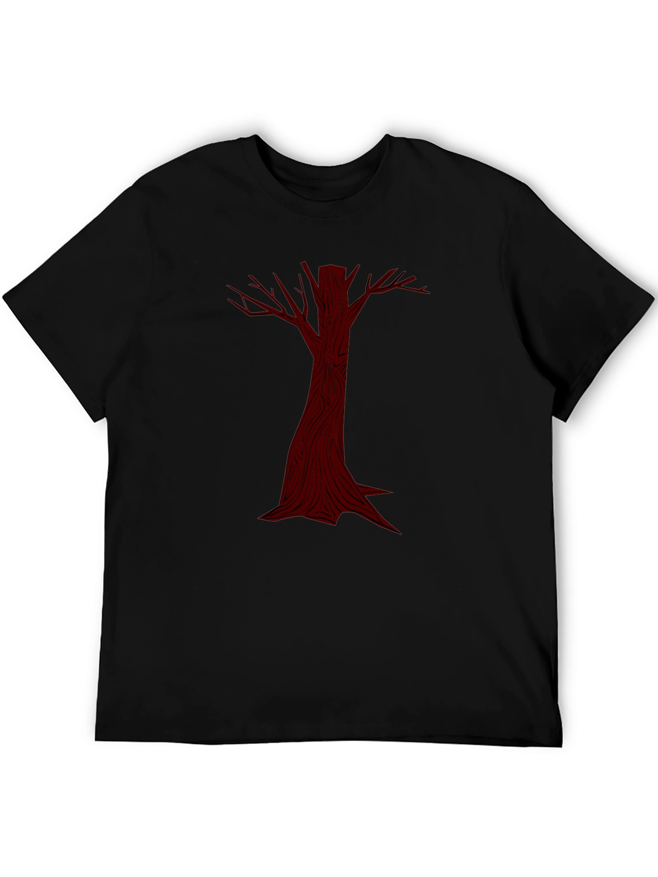 Dark Tree Graphic Tee - Unique Mens T-Shirt
