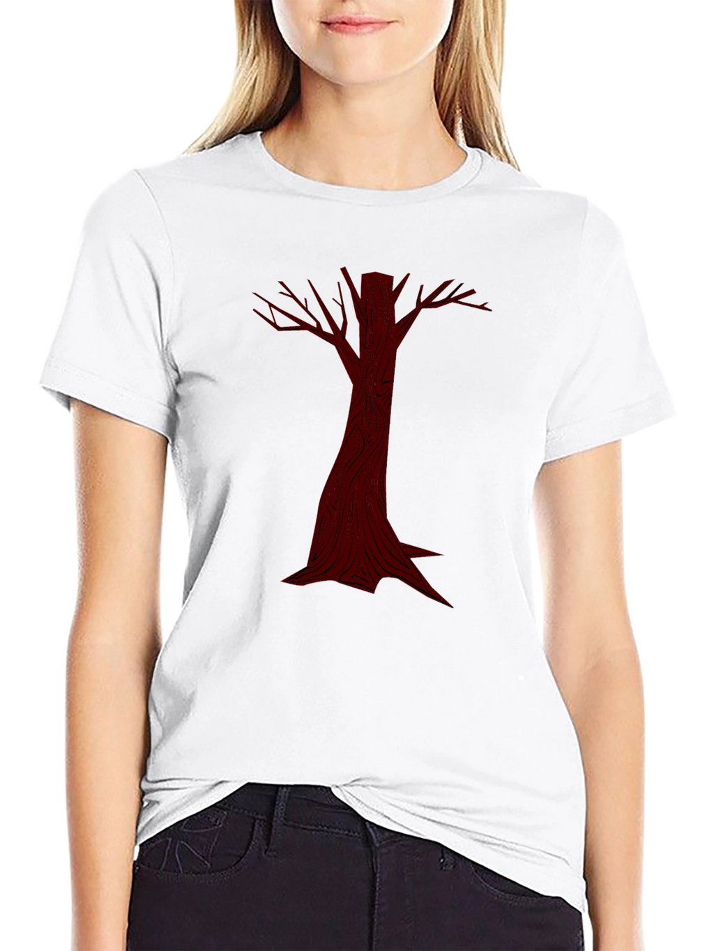 Dark Tree Graphic Tee - Unique Mens T-Shirt