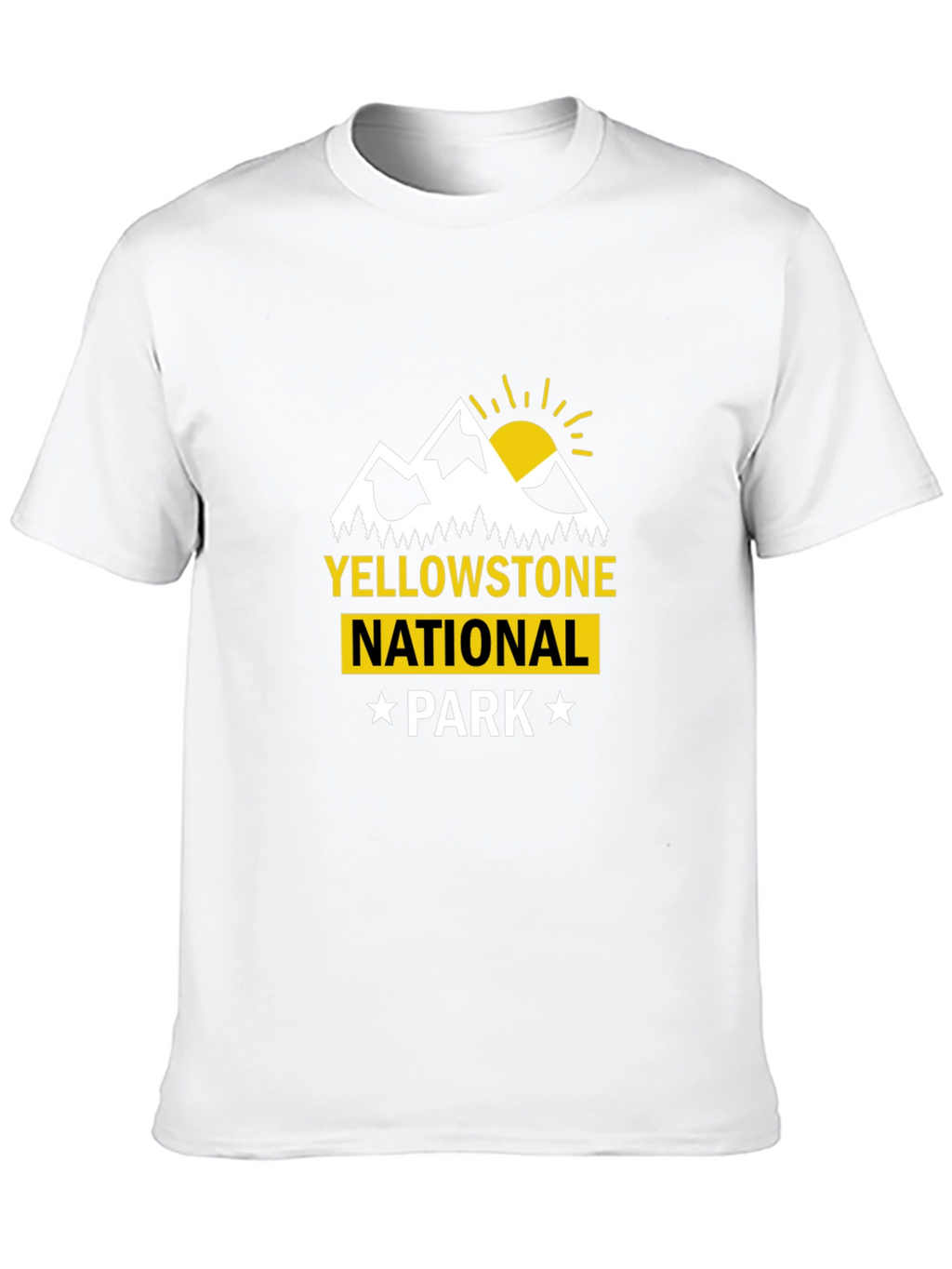 Yellowstone National Park Graphic Tee - Black