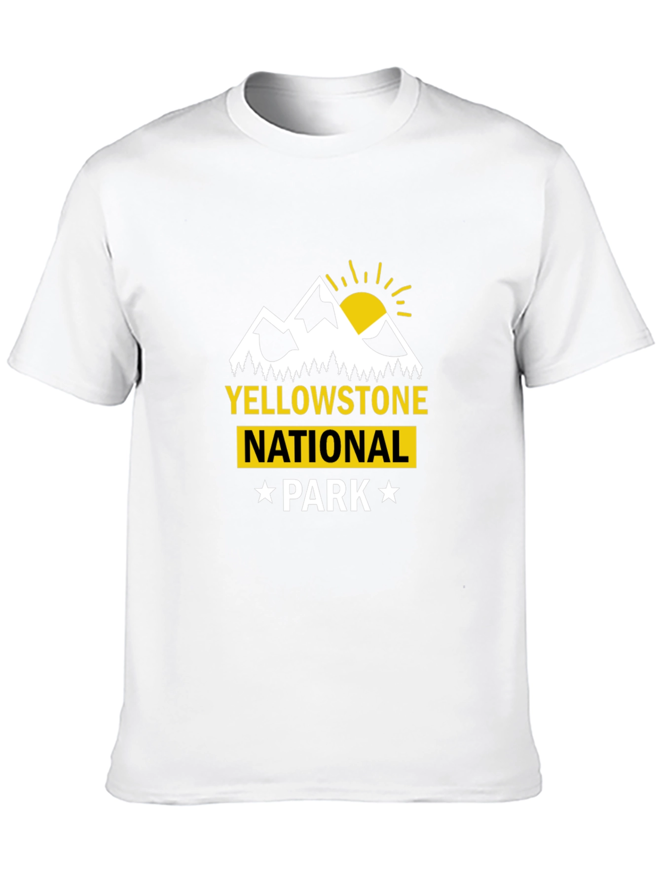 Yellowstone National Park Graphic Tee - Black