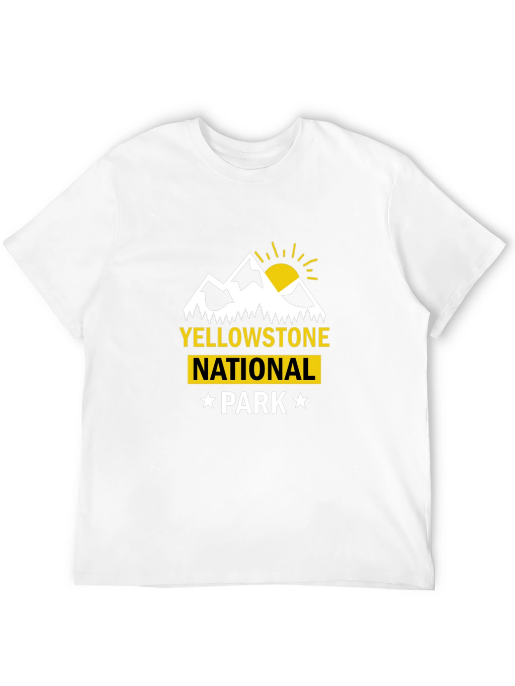 Yellowstone National Park Graphic Tee - Black