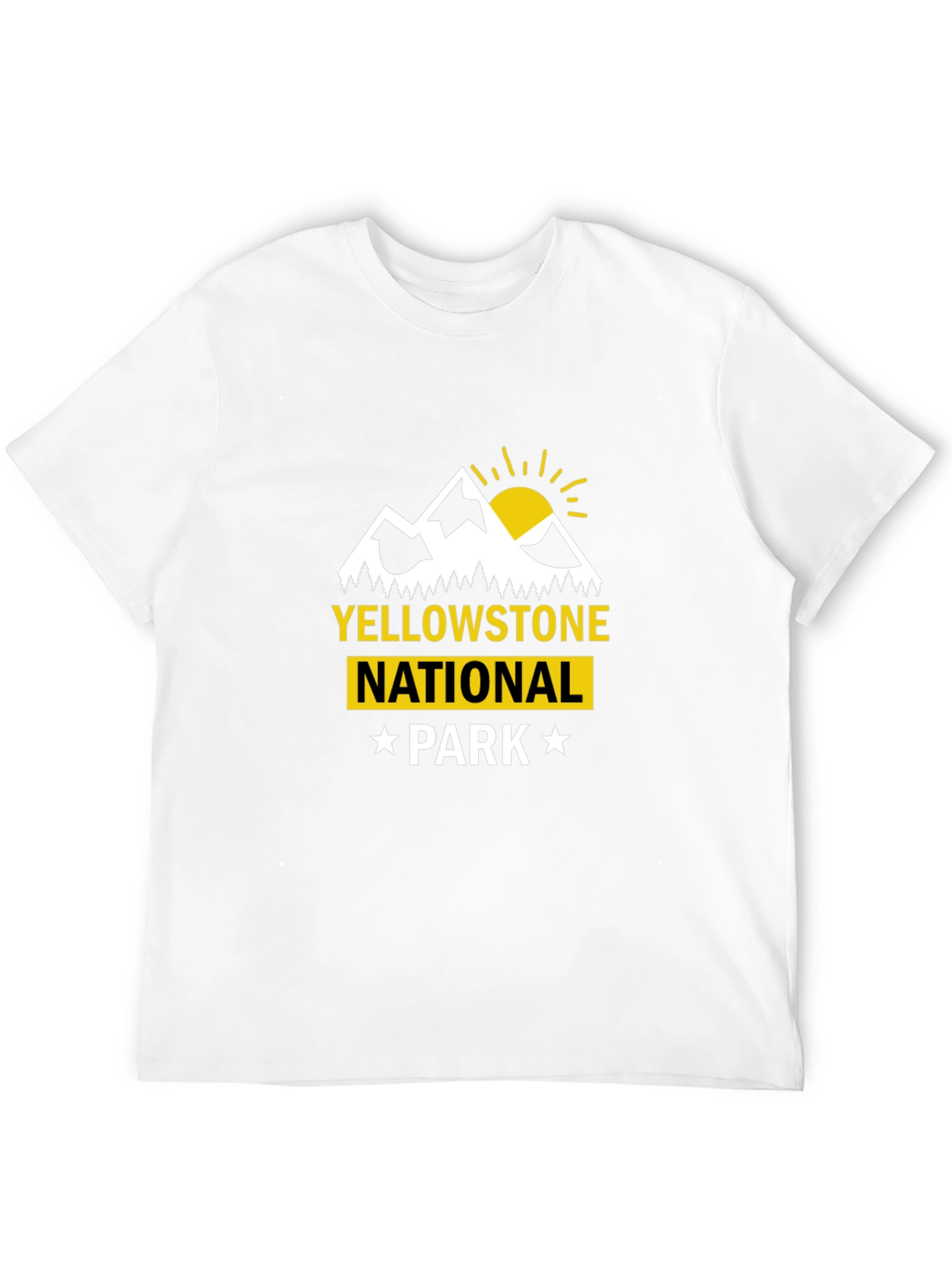 Yellowstone National Park Graphic Tee - Black