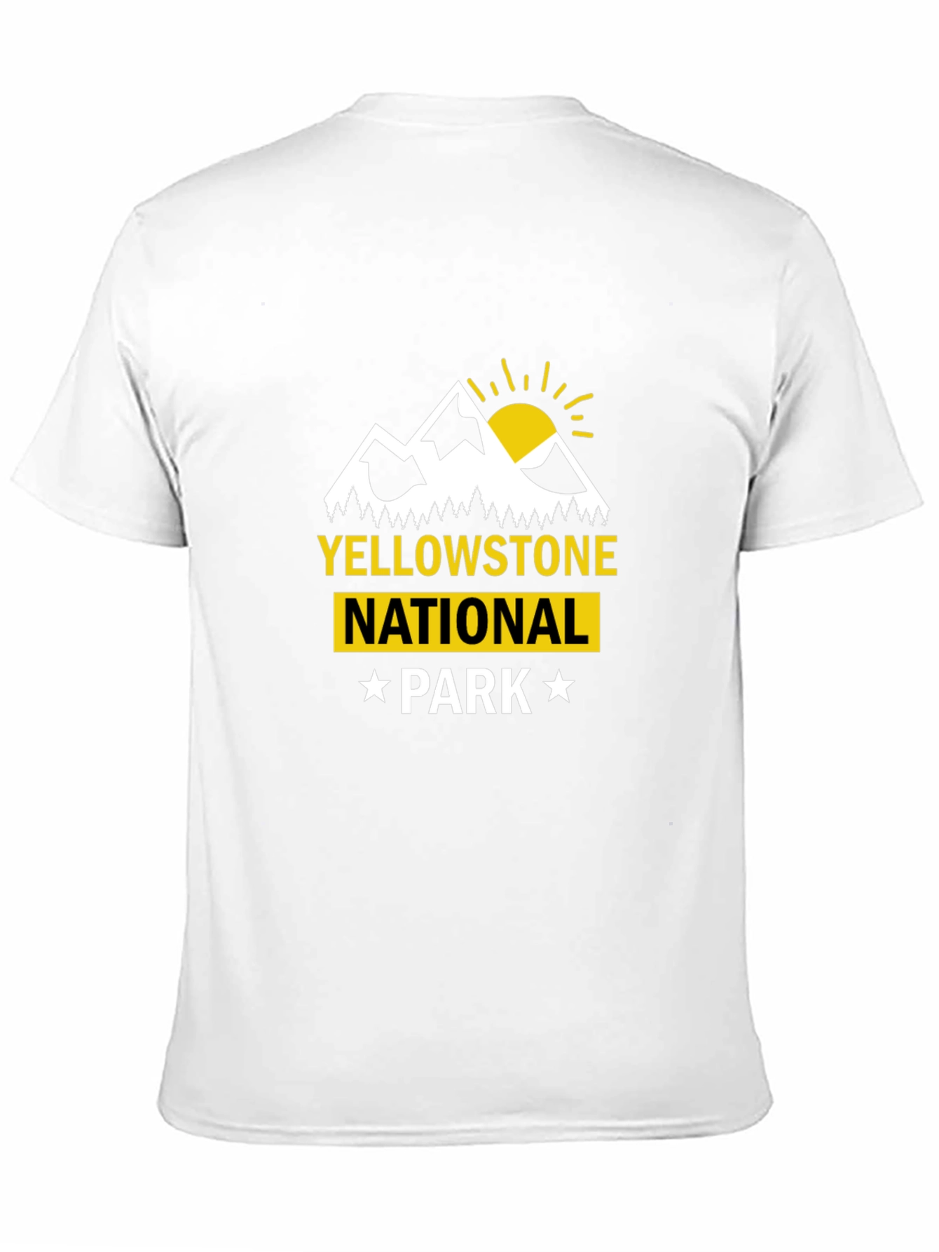 Yellowstone National Park Graphic Tee - Black