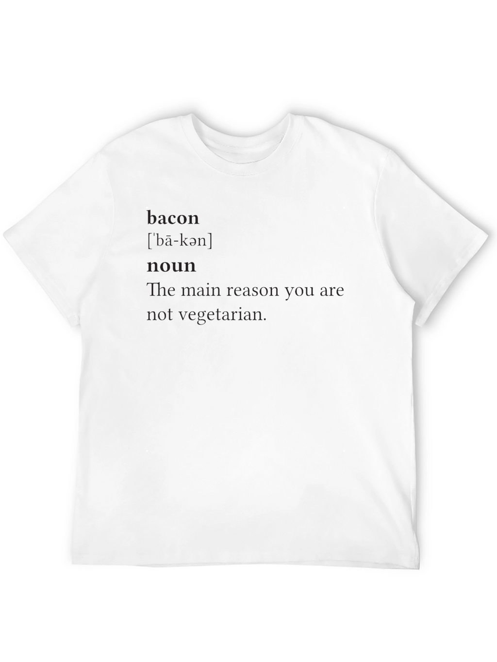 Bacon Definition T-Shirt - Funny Novelty Tee