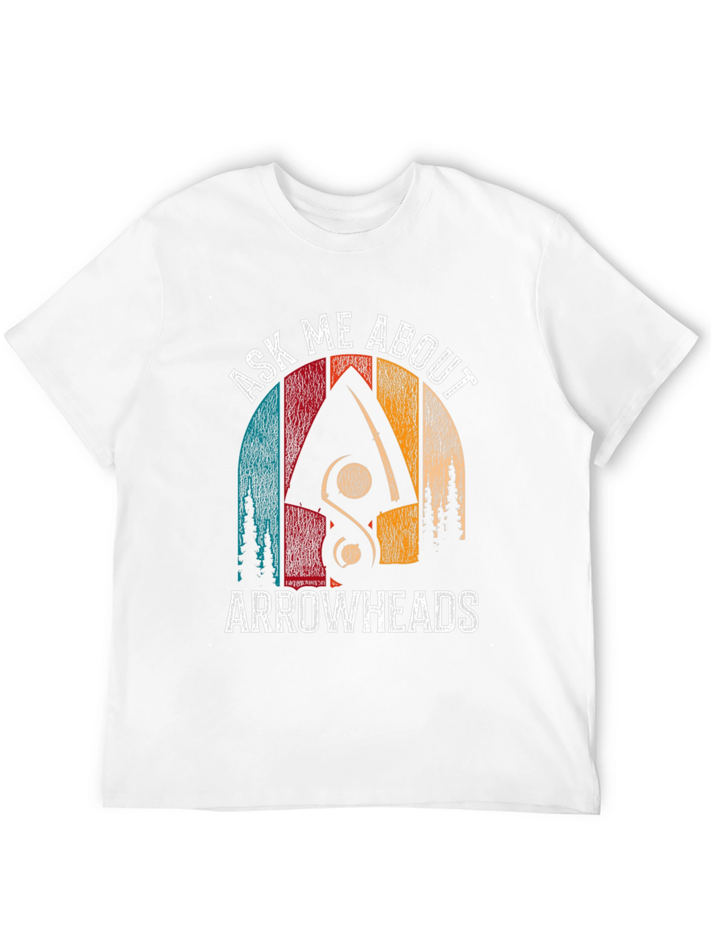 Ask Me About Arrowheads Black T-Shirt