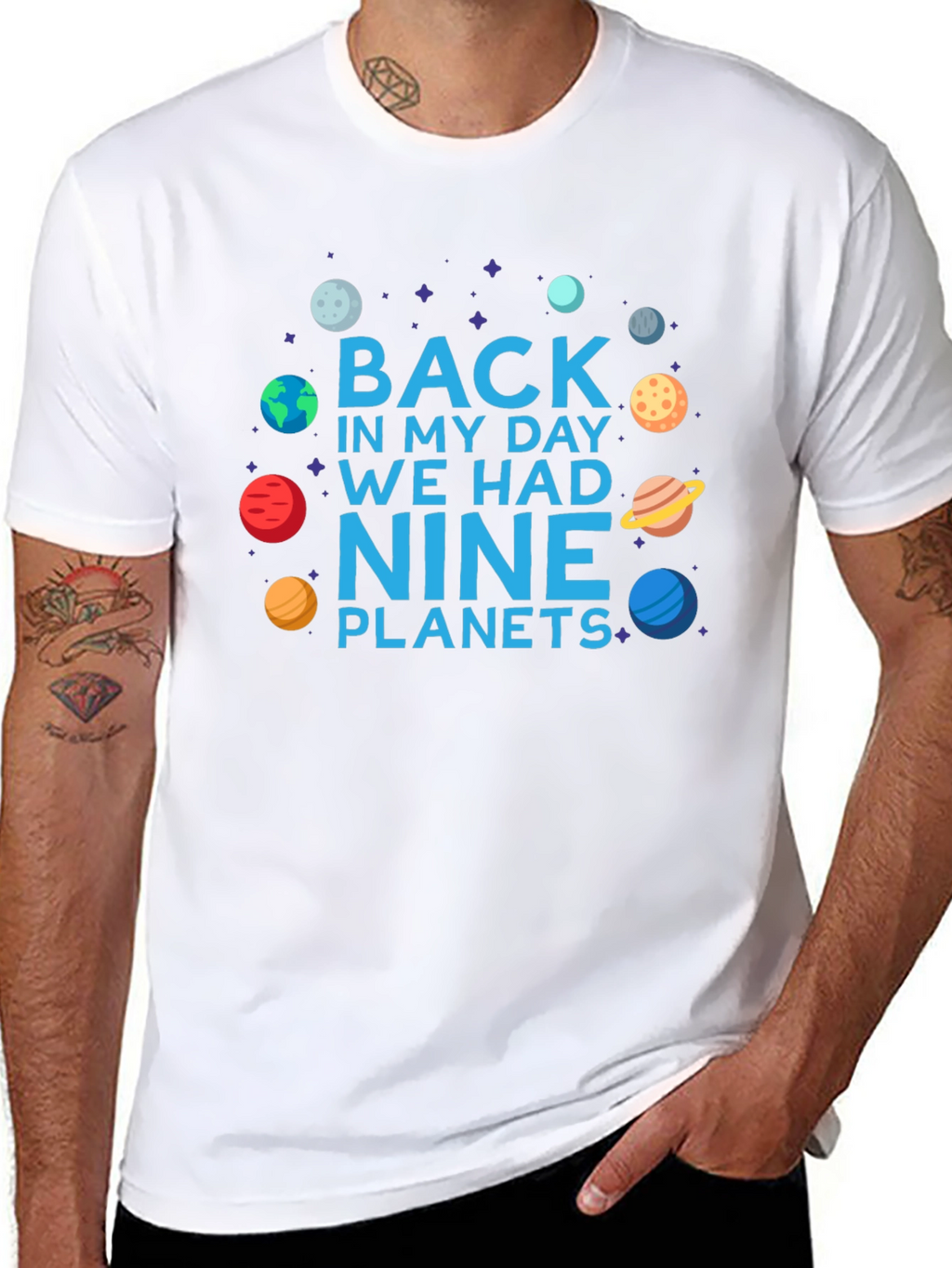 Back in My Day Nine Planets T-Shirt