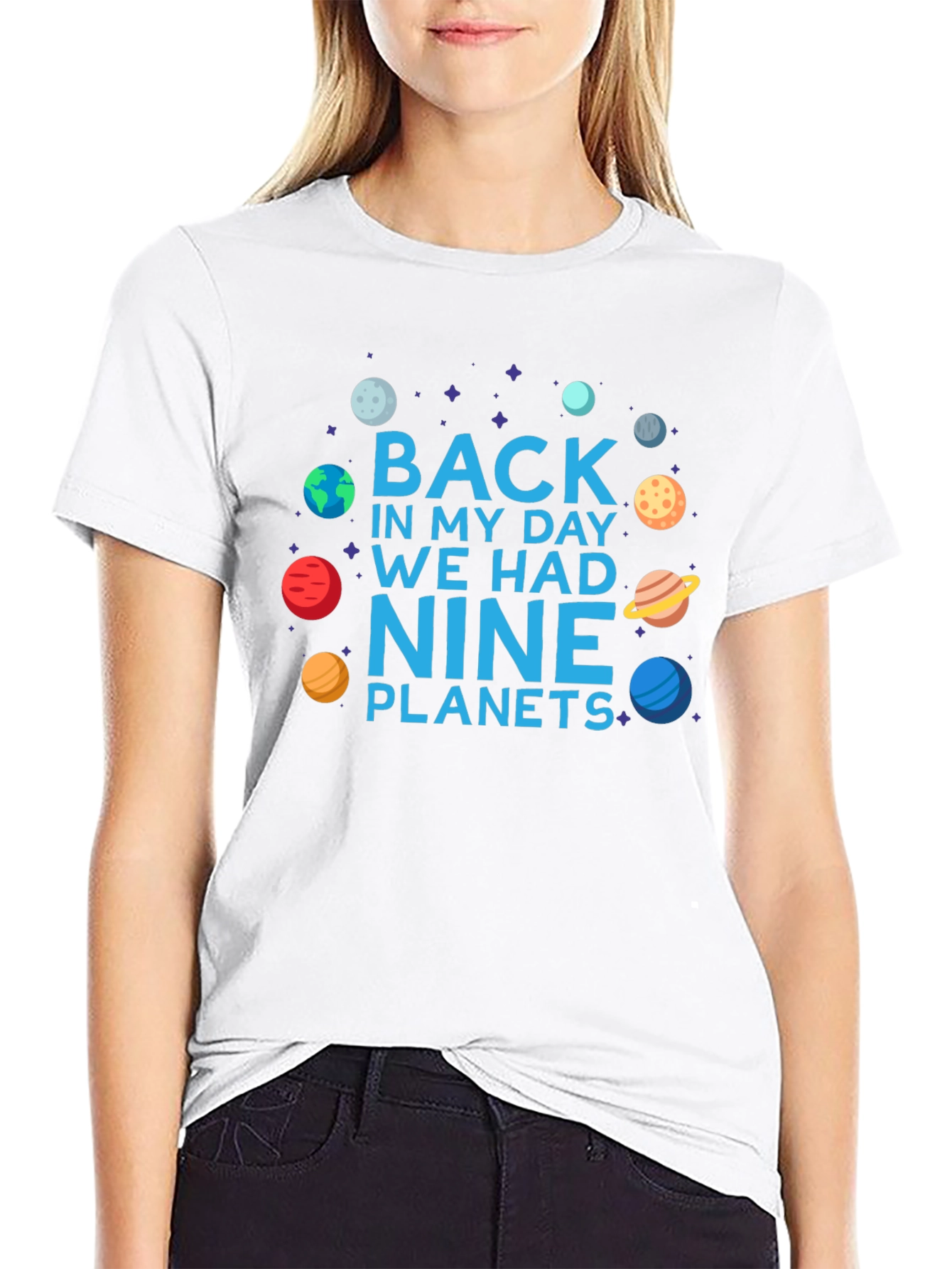 Back in My Day Nine Planets T-Shirt