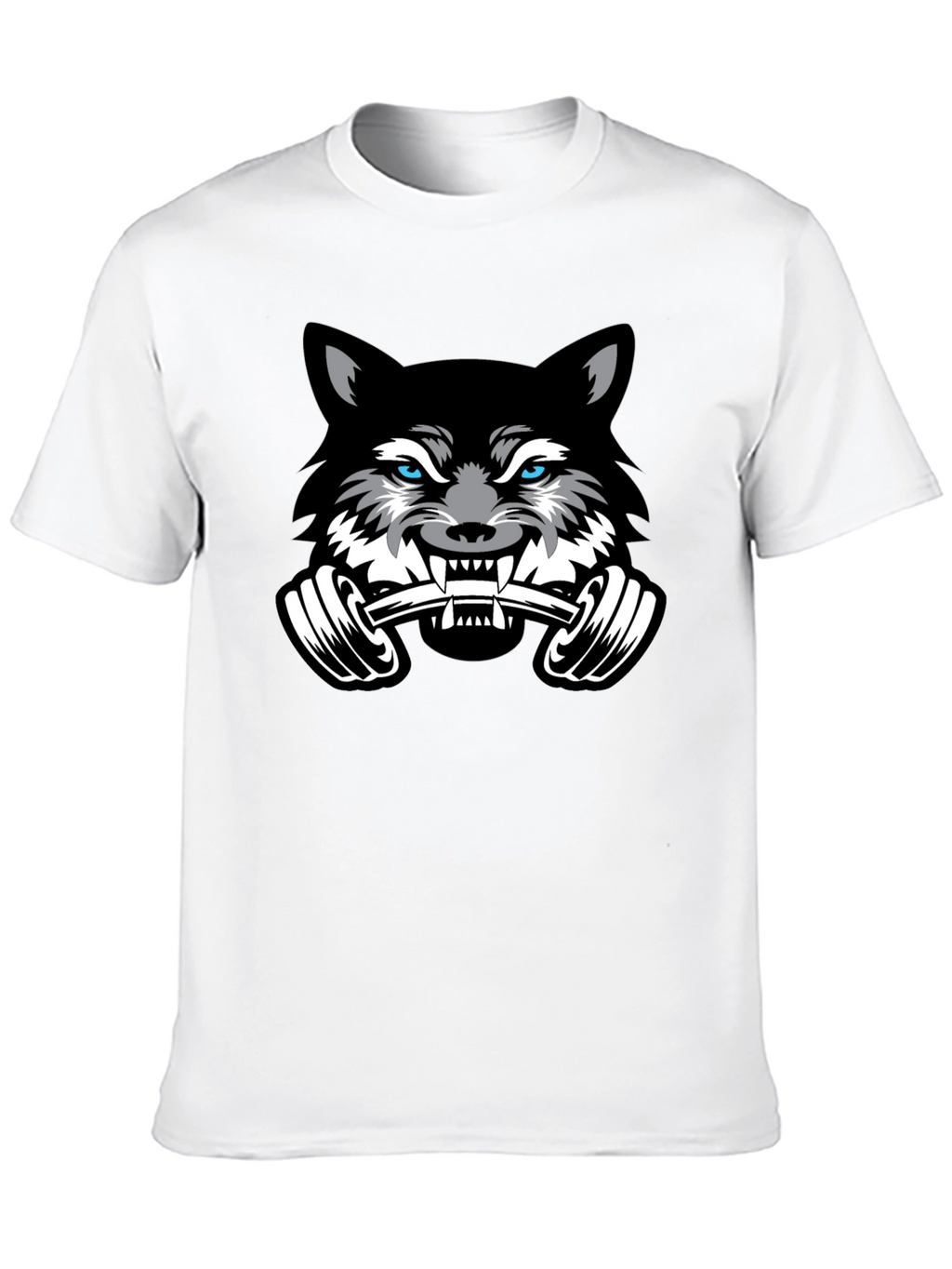 Wolf Gym T-Shirt - Black - Weightlifting Beast