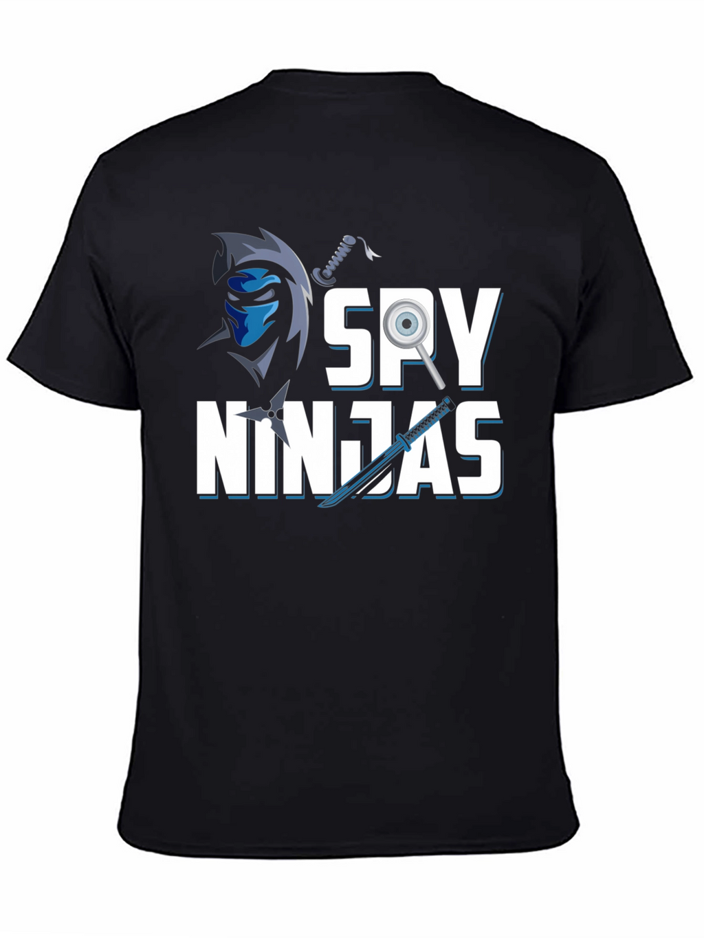 Spy Ninjas Graphic T-Shirt - Cool Ninja Design!
