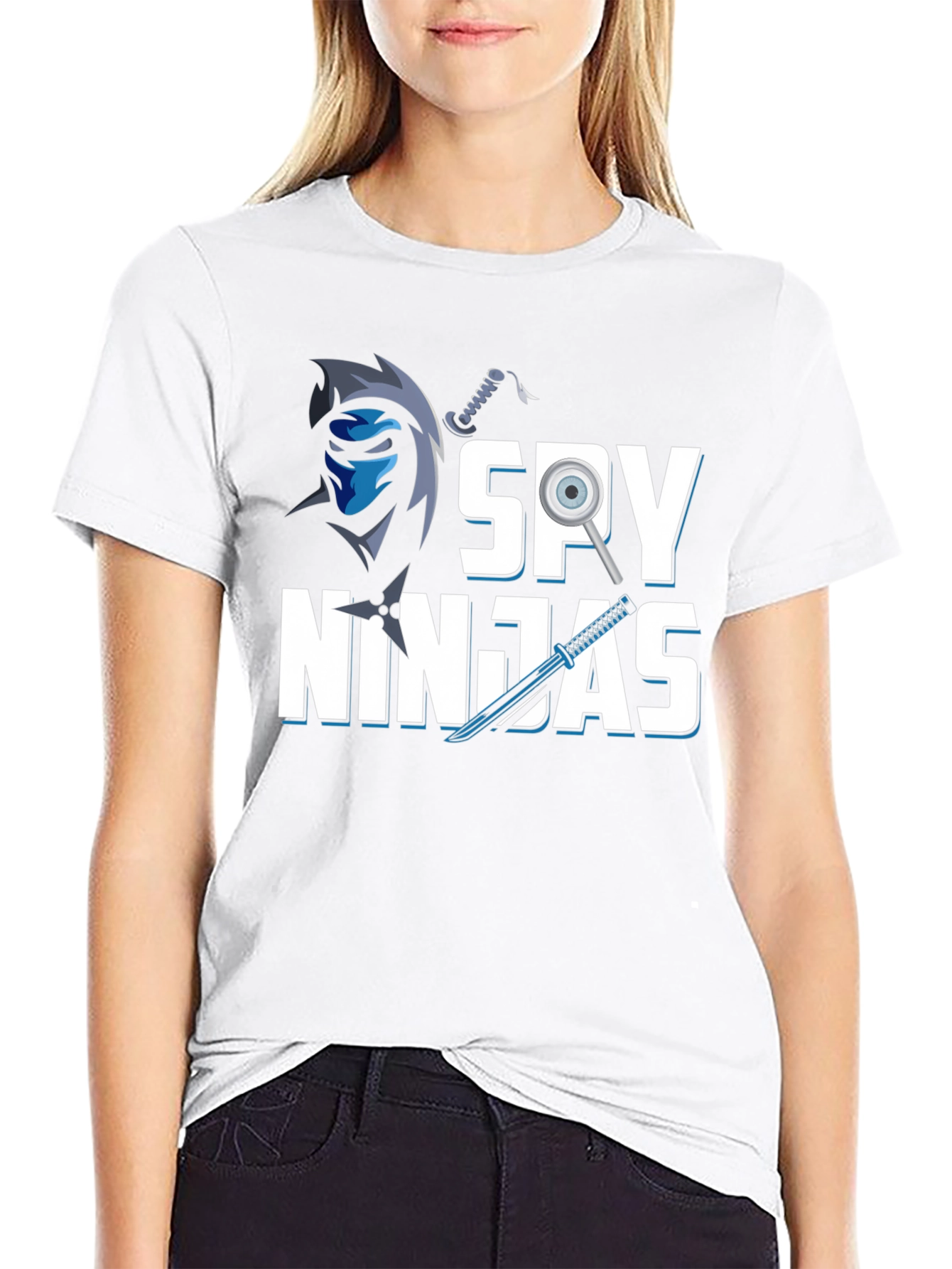 Spy Ninjas Graphic T-Shirt - Cool Ninja Design!