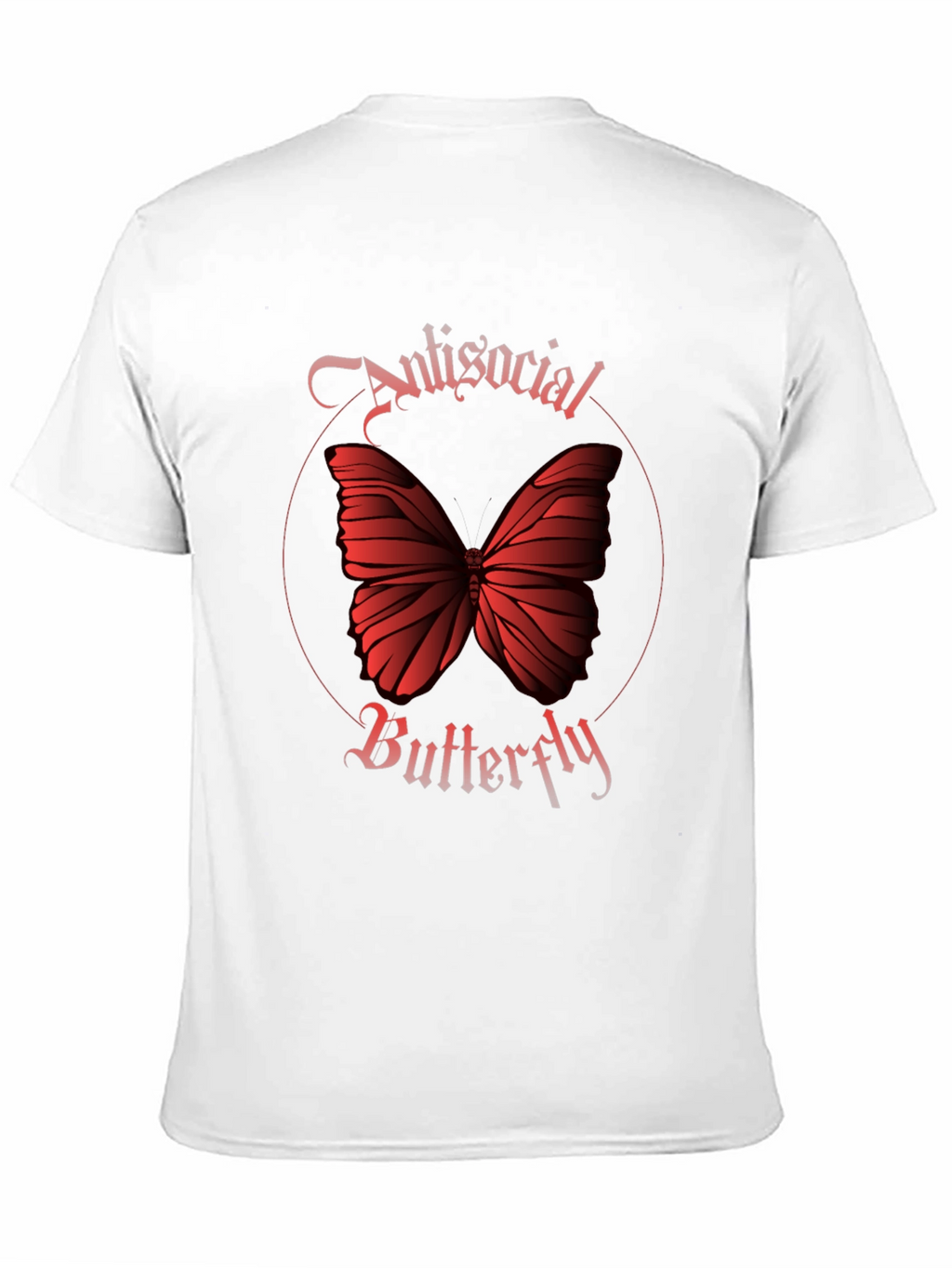 Antisocial Butterfly Graphic Tee - Black