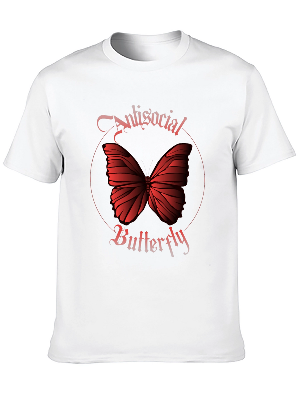 Antisocial Butterfly Graphic Tee - Black