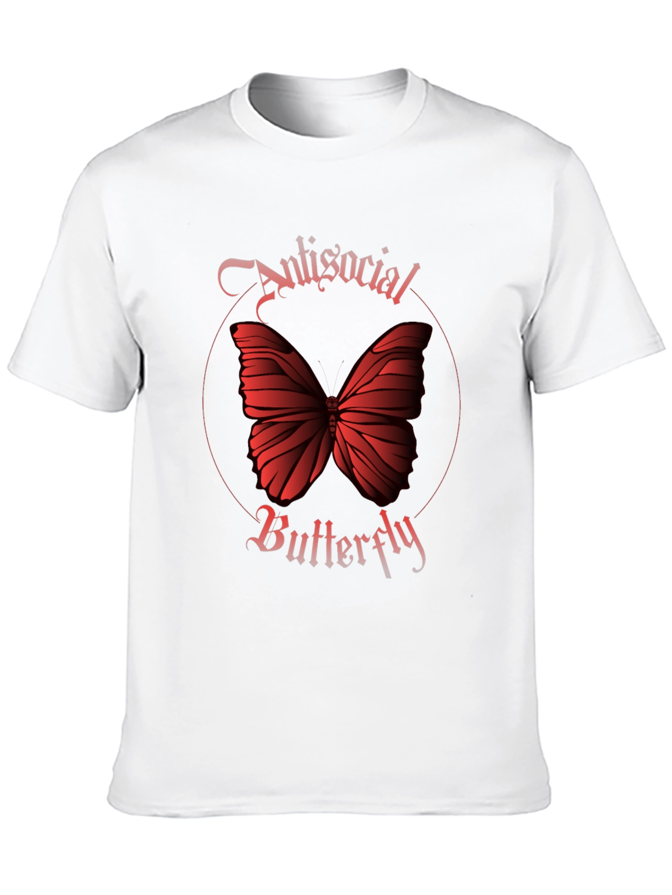 Antisocial Butterfly Graphic Tee - Black
