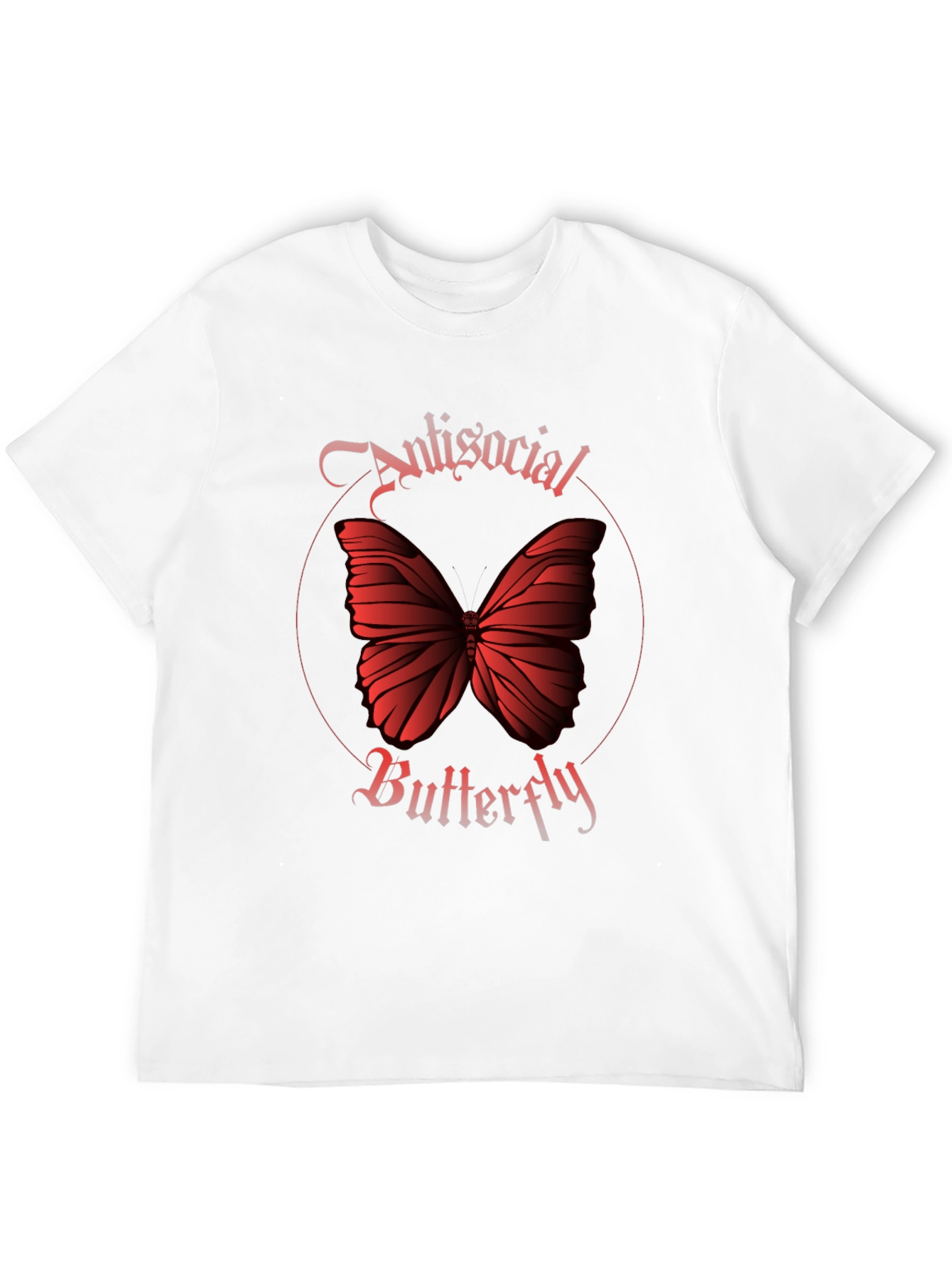 Antisocial Butterfly Graphic Tee - Black