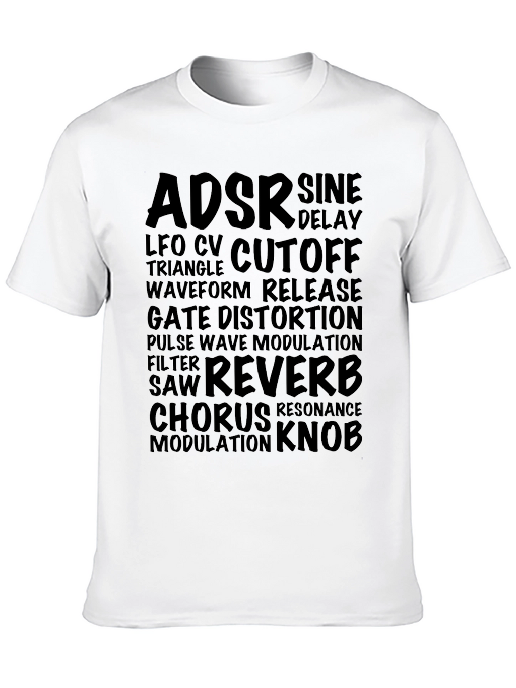 Synthesizer Parameter Black T-Shirt