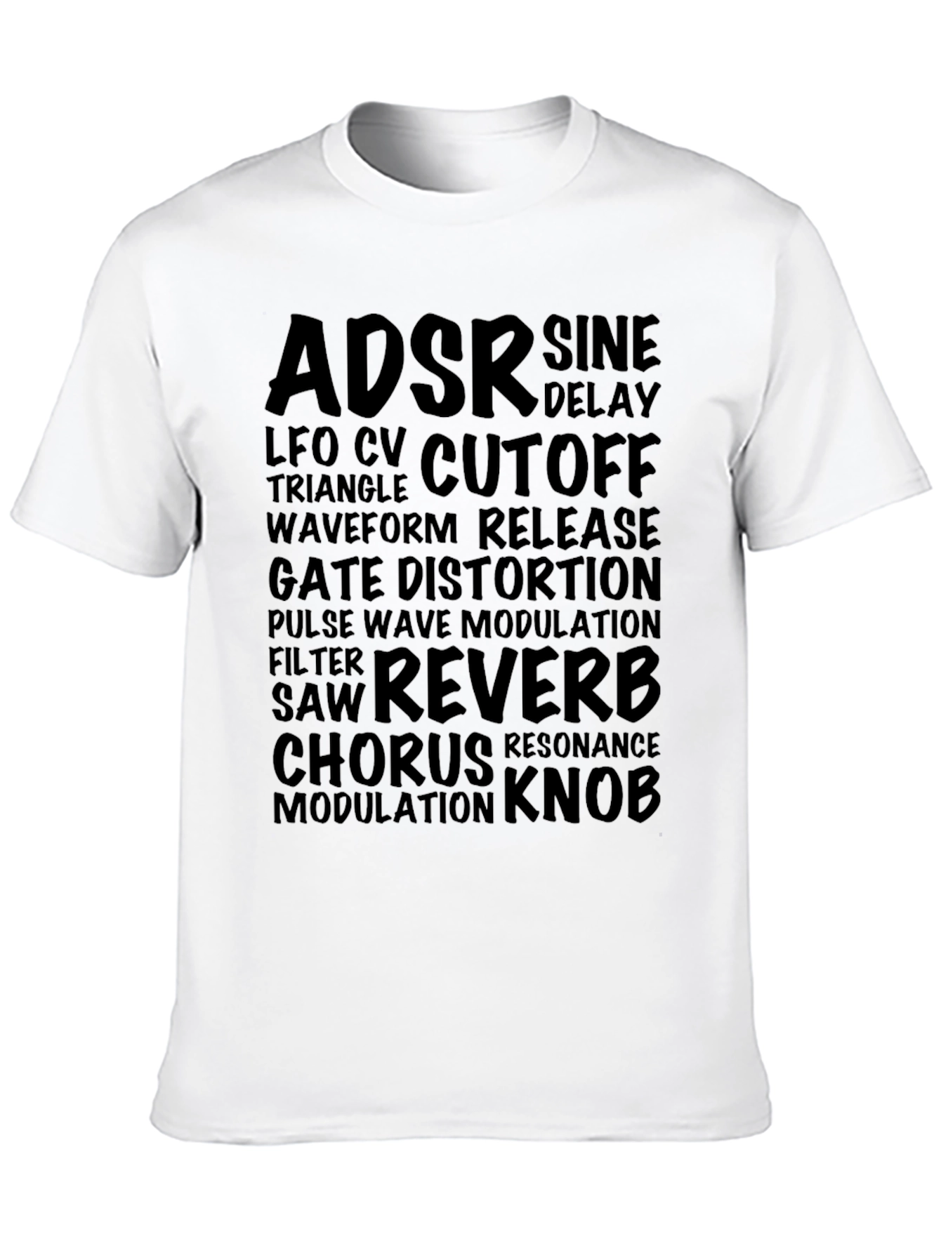 Synthesizer Parameter Black T-Shirt
