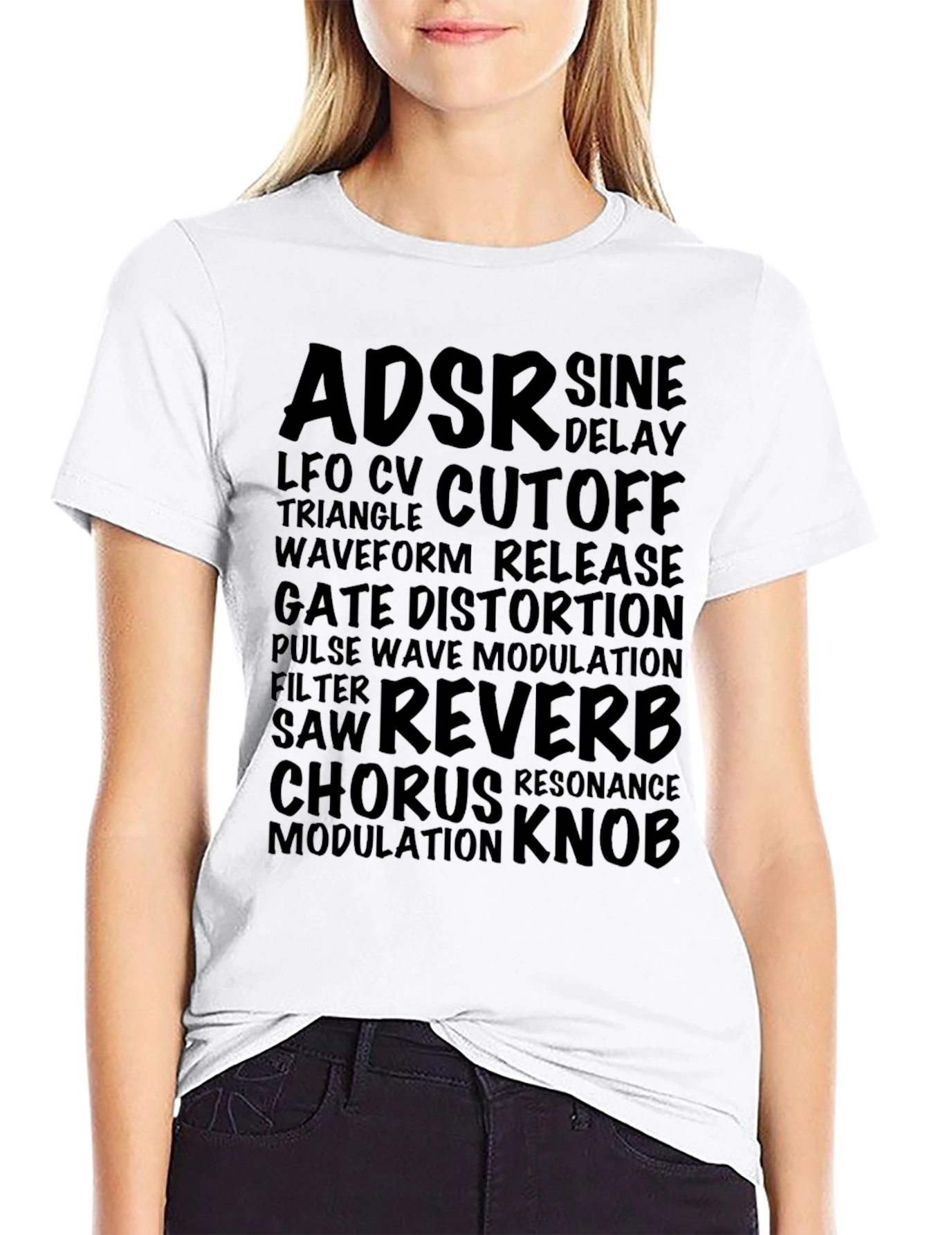Synthesizer Parameter Black T-Shirt
