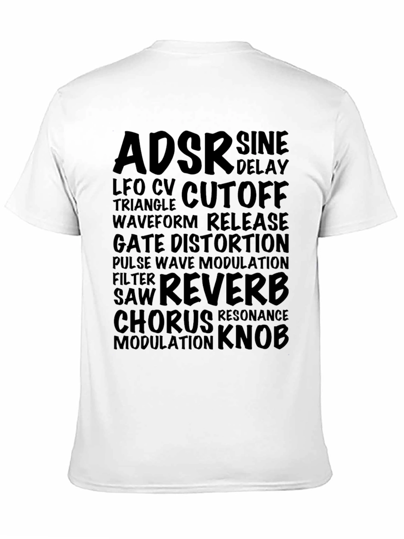 Synthesizer Parameter Black T-Shirt