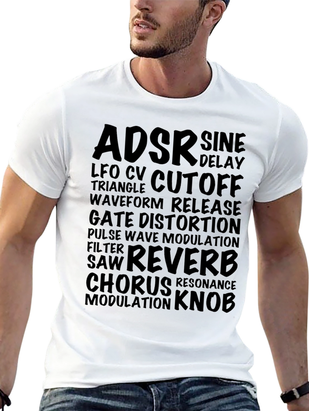 Synthesizer Parameter Black T-Shirt