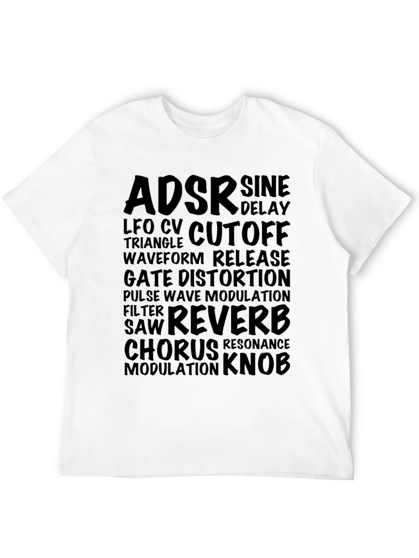 Synthesizer Parameter Black T-Shirt