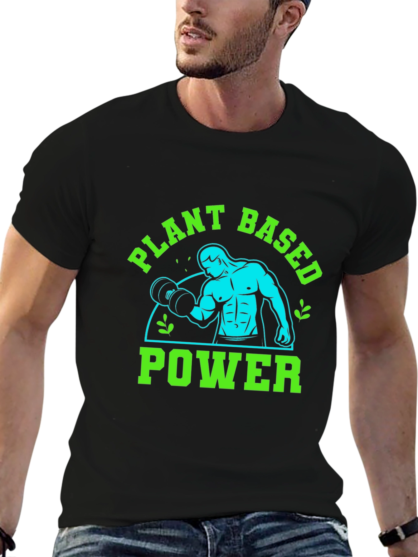 Plant Based Power T-Shirt - Vegan Fitness