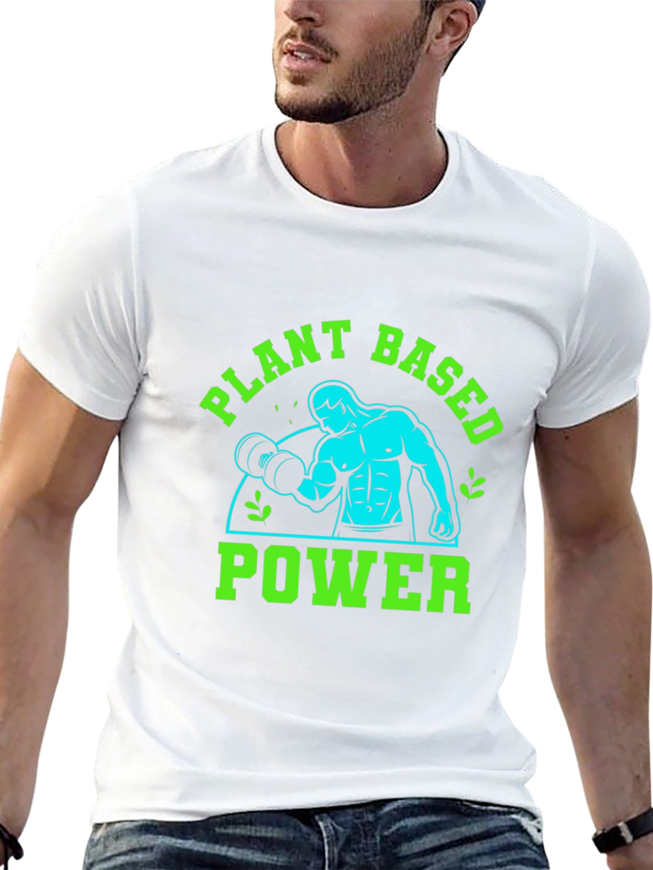 Plant Based Power T-Shirt - Vegan Fitness