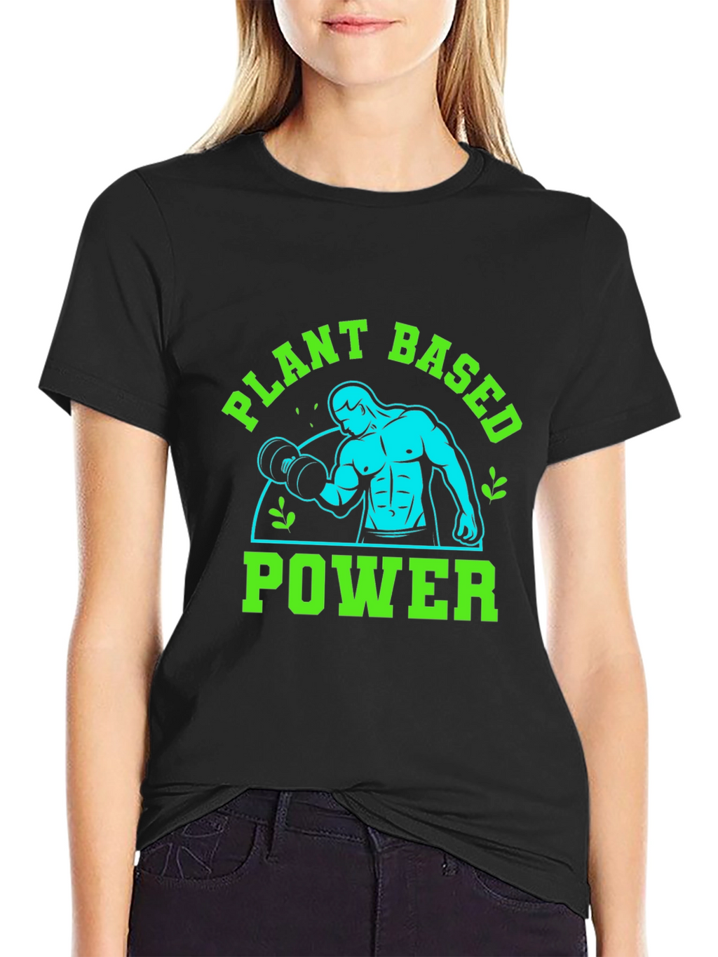 Plant Based Power T-Shirt - Vegan Fitness