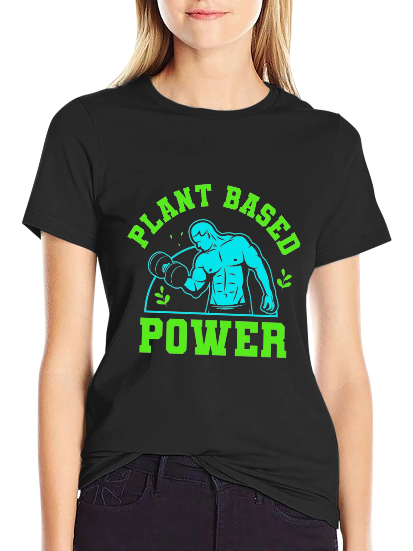 Plant Based Power T-Shirt - Vegan Fitness