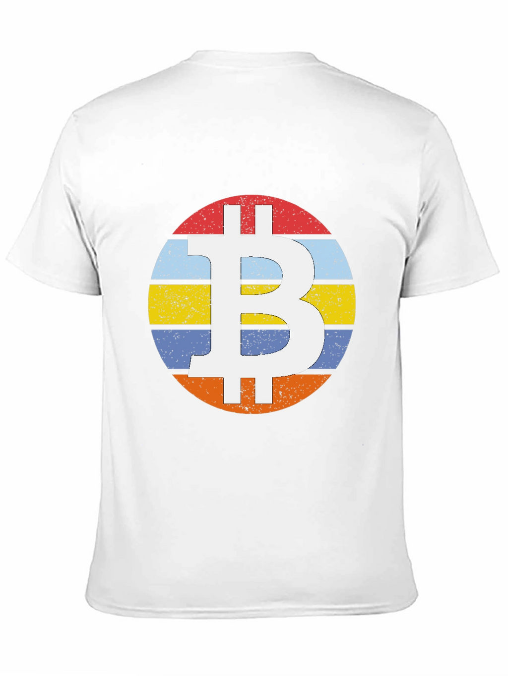 Bitcoin Retro Stripe T-Shirt