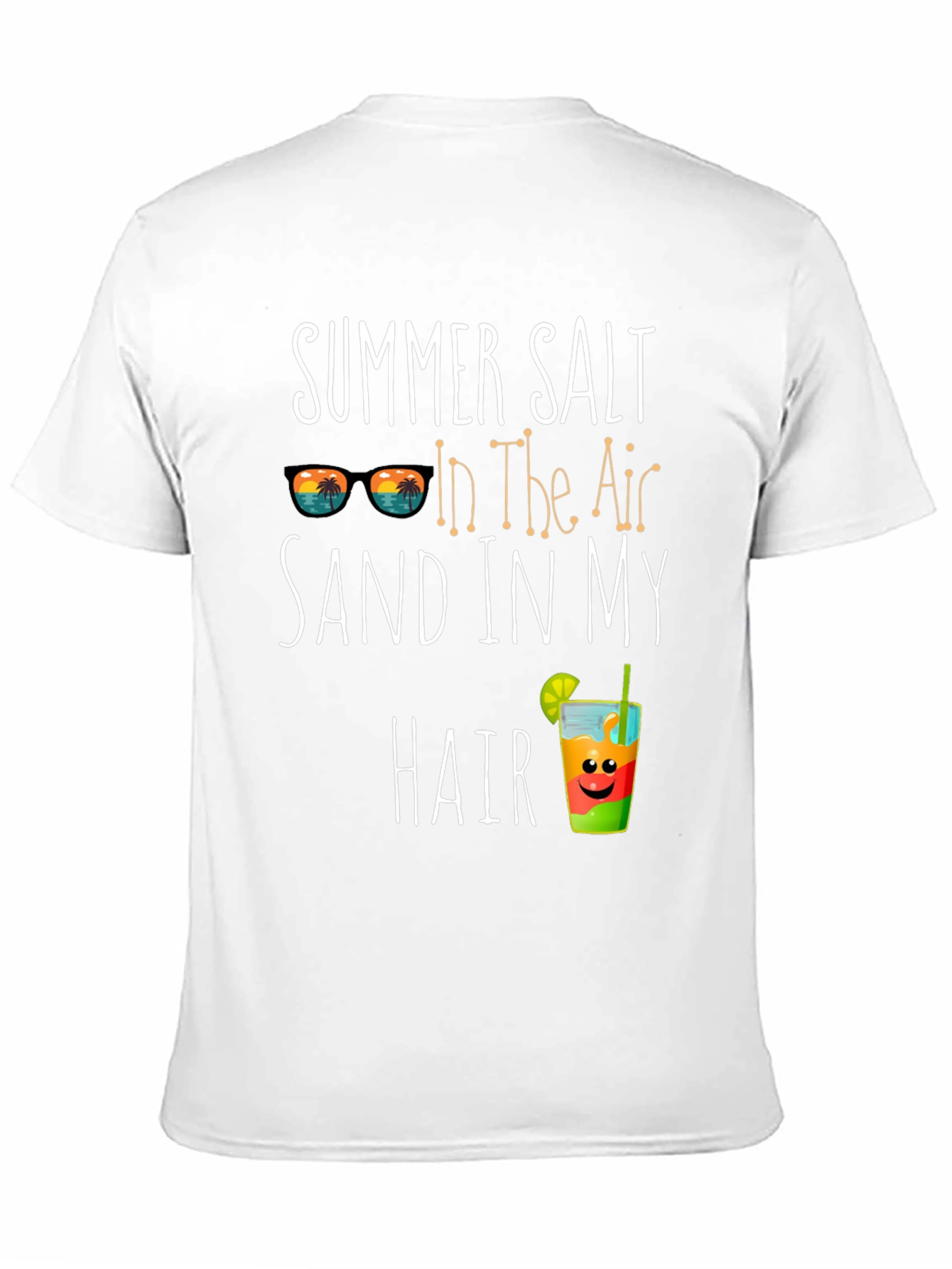 Summer Salt Sand Hair Graphic Tee