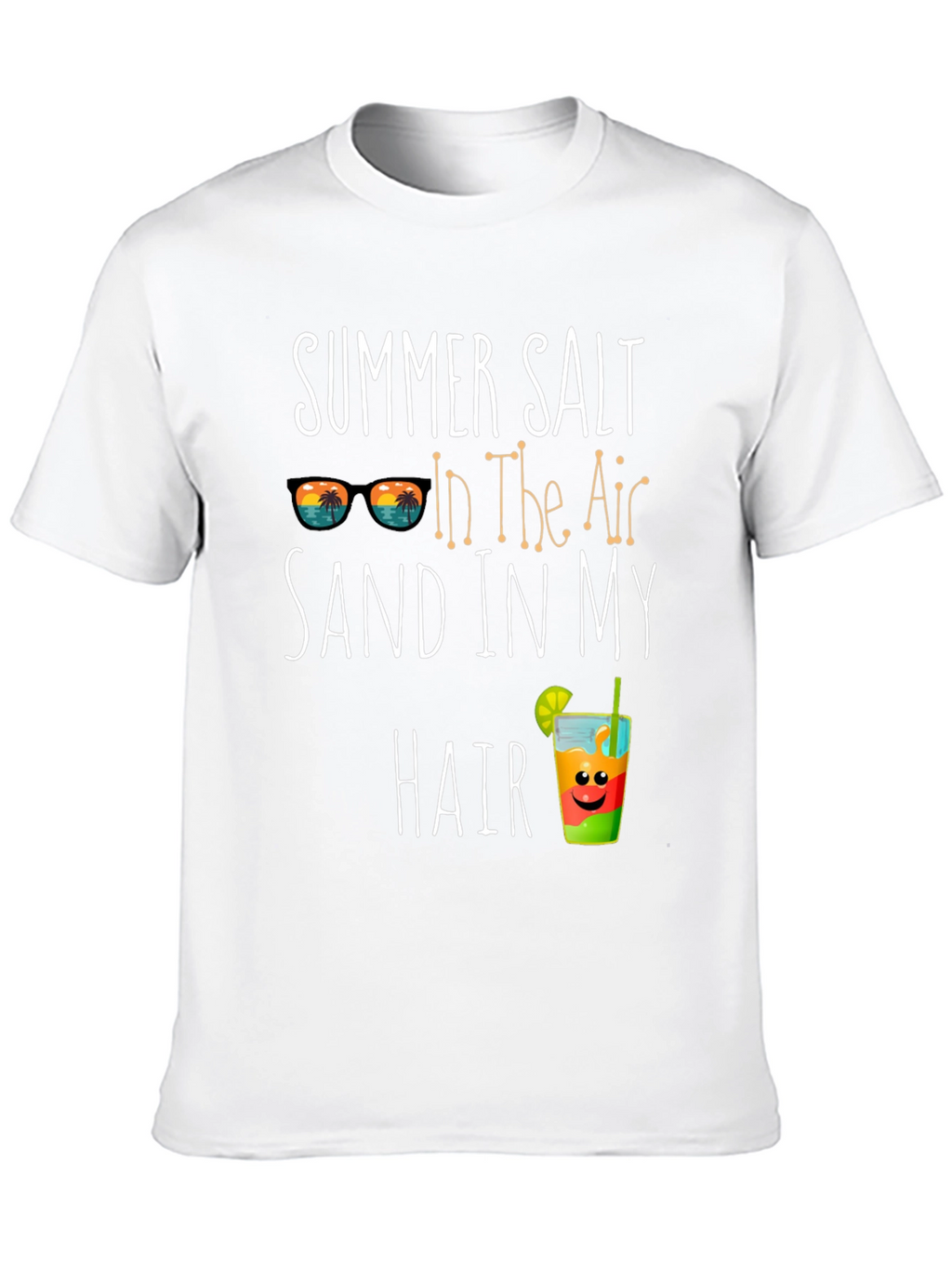 Summer Salt Sand Hair Graphic Tee