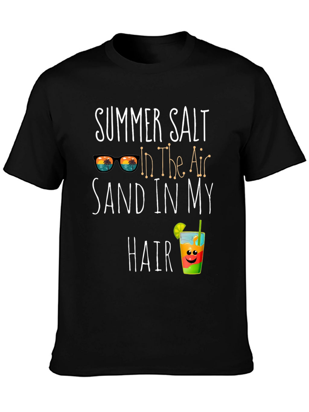 Summer Salt Sand Hair Graphic Tee