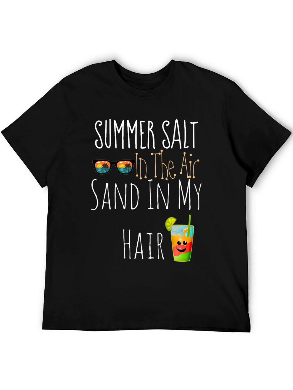 Summer Salt Sand Hair Graphic Tee