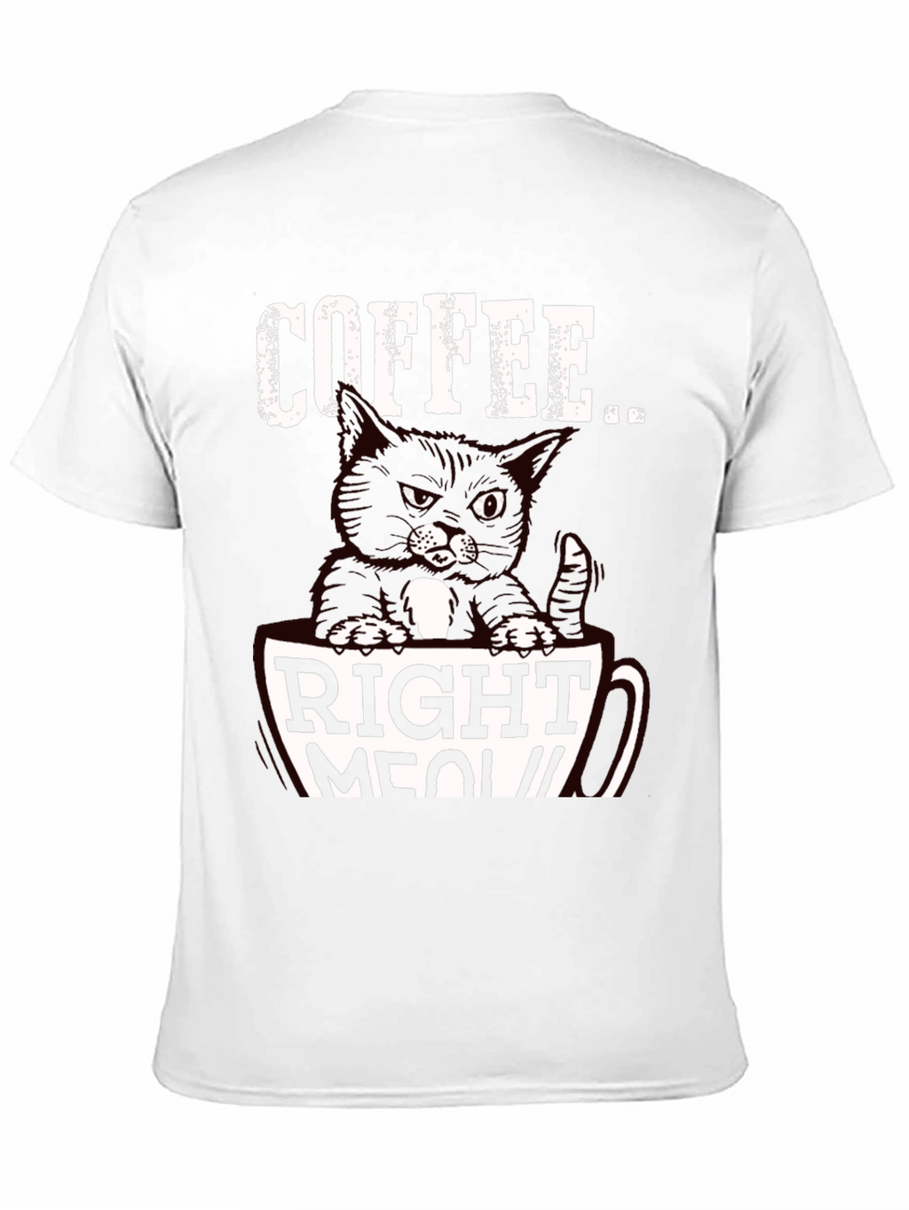 Coffee Right Meow T-Shirt