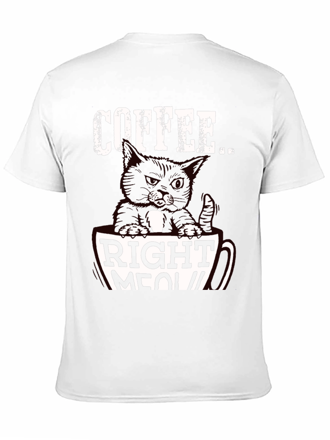 Coffee Right Meow T-Shirt