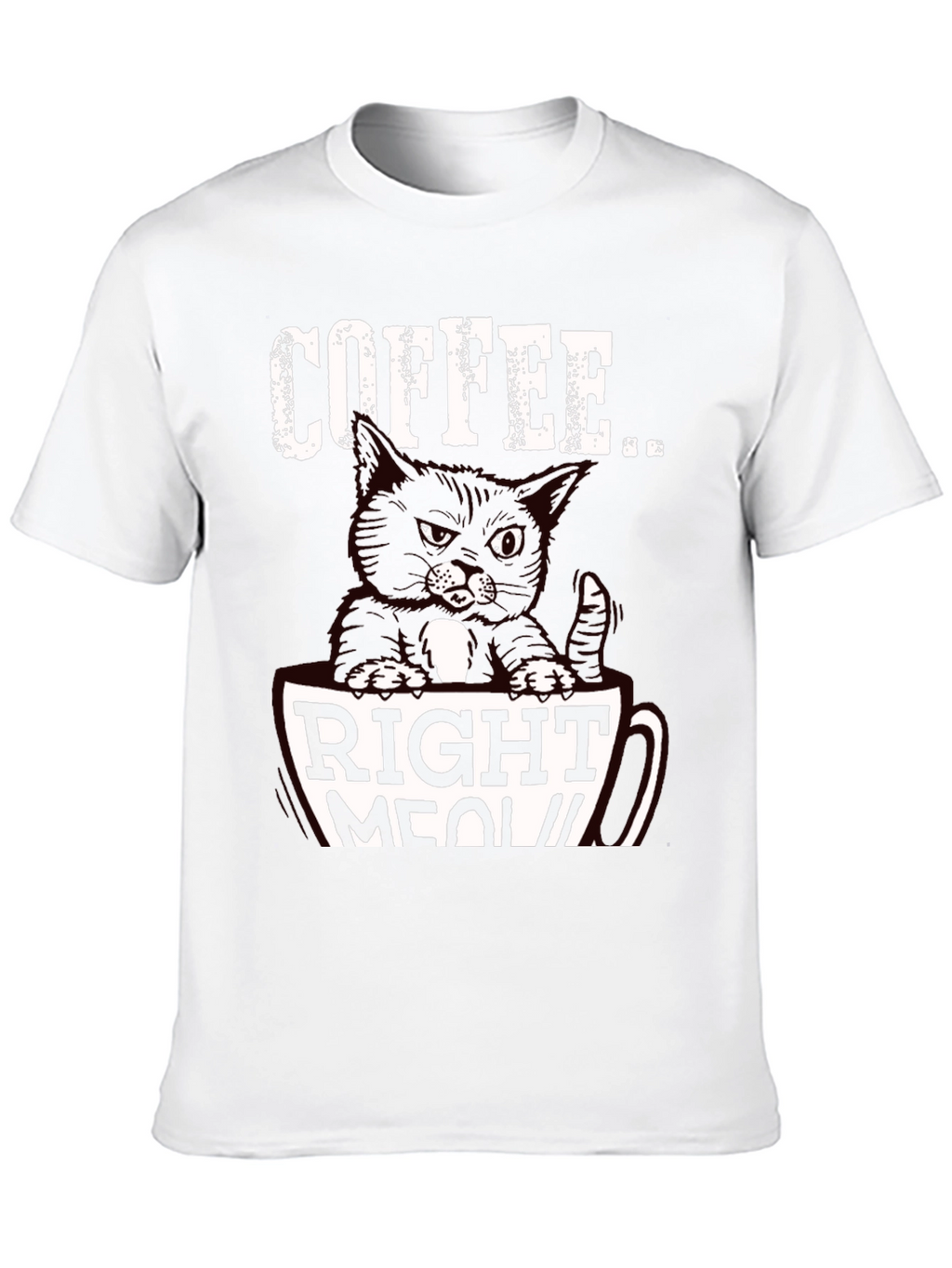 Coffee Right Meow T-Shirt