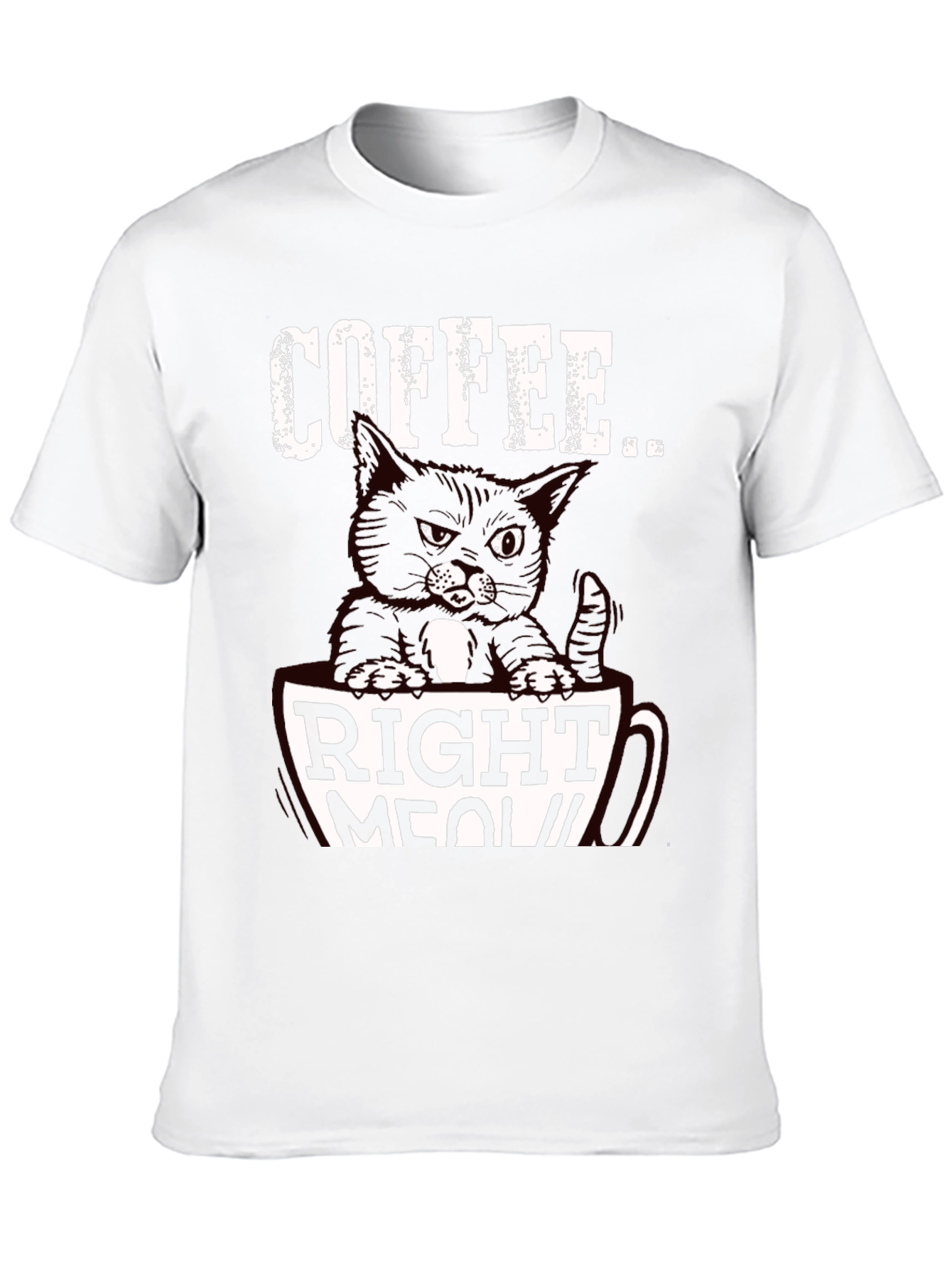 Coffee Right Meow T-Shirt