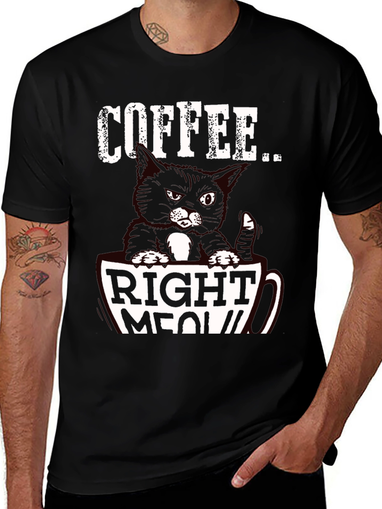 Coffee Right Meow T-Shirt