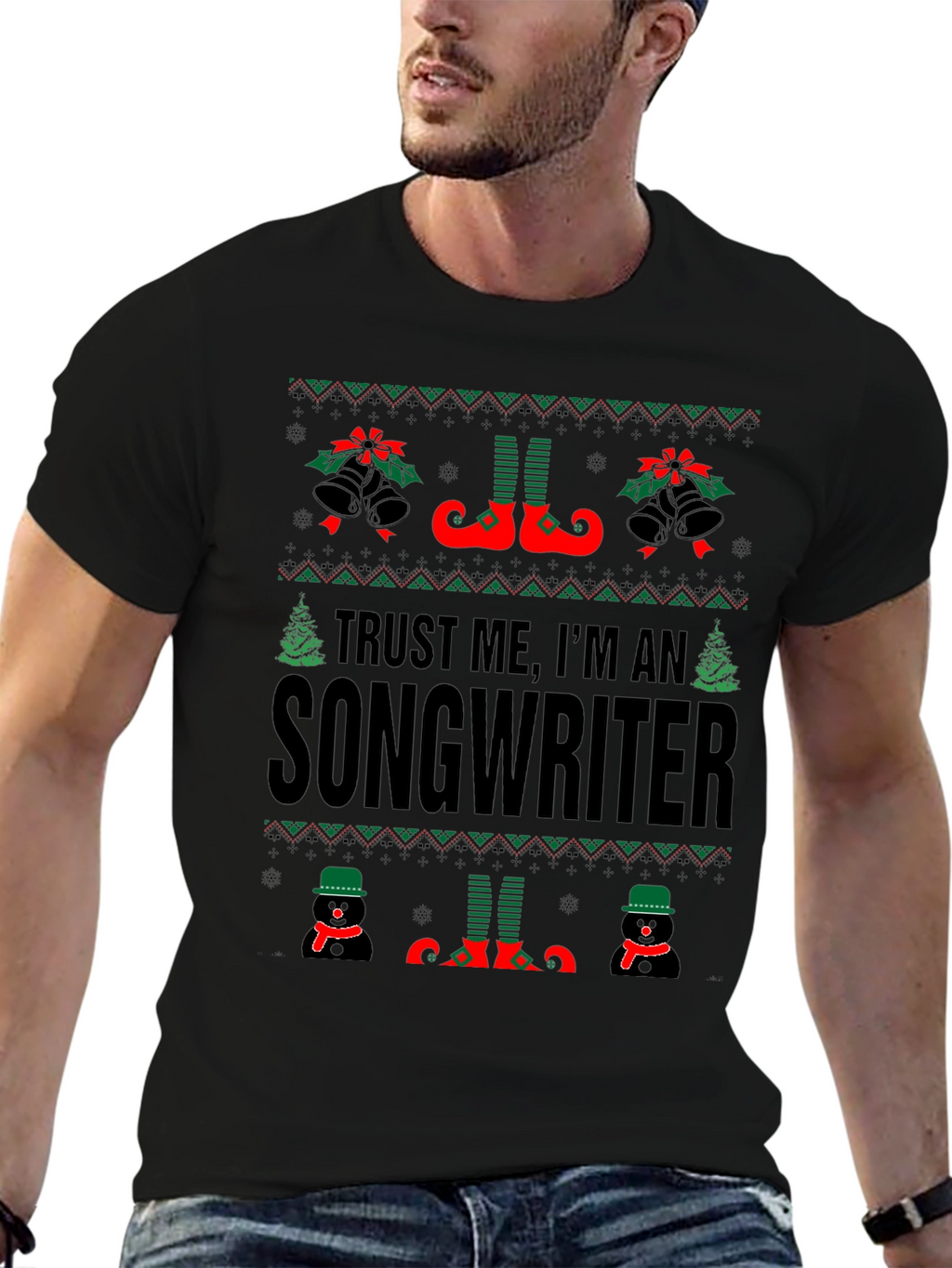 Trust Me Im A Songwriter Christmas T-Shirt